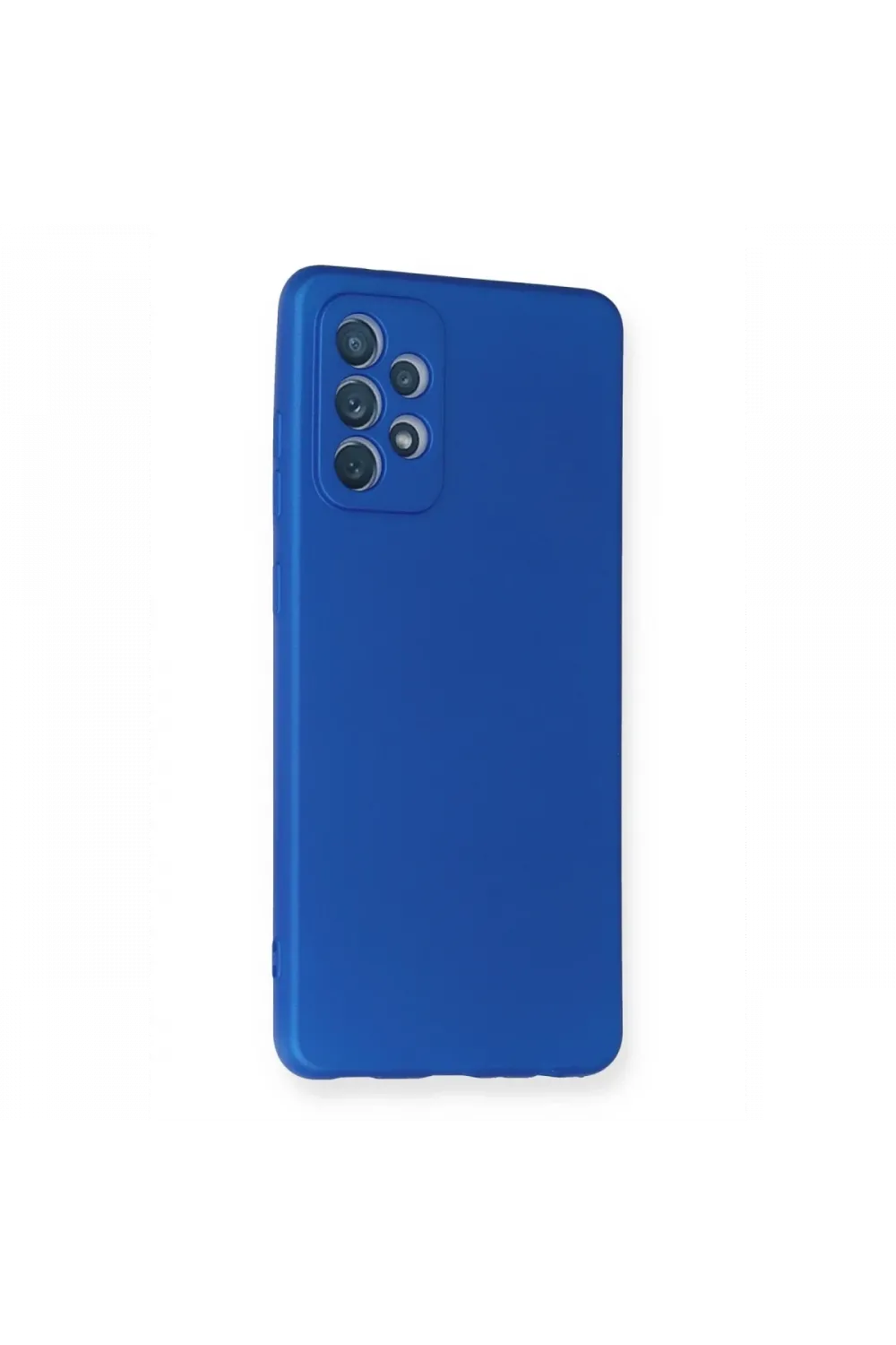 Samsung Galaxy A72 Kılıf First Silikon - Mavi