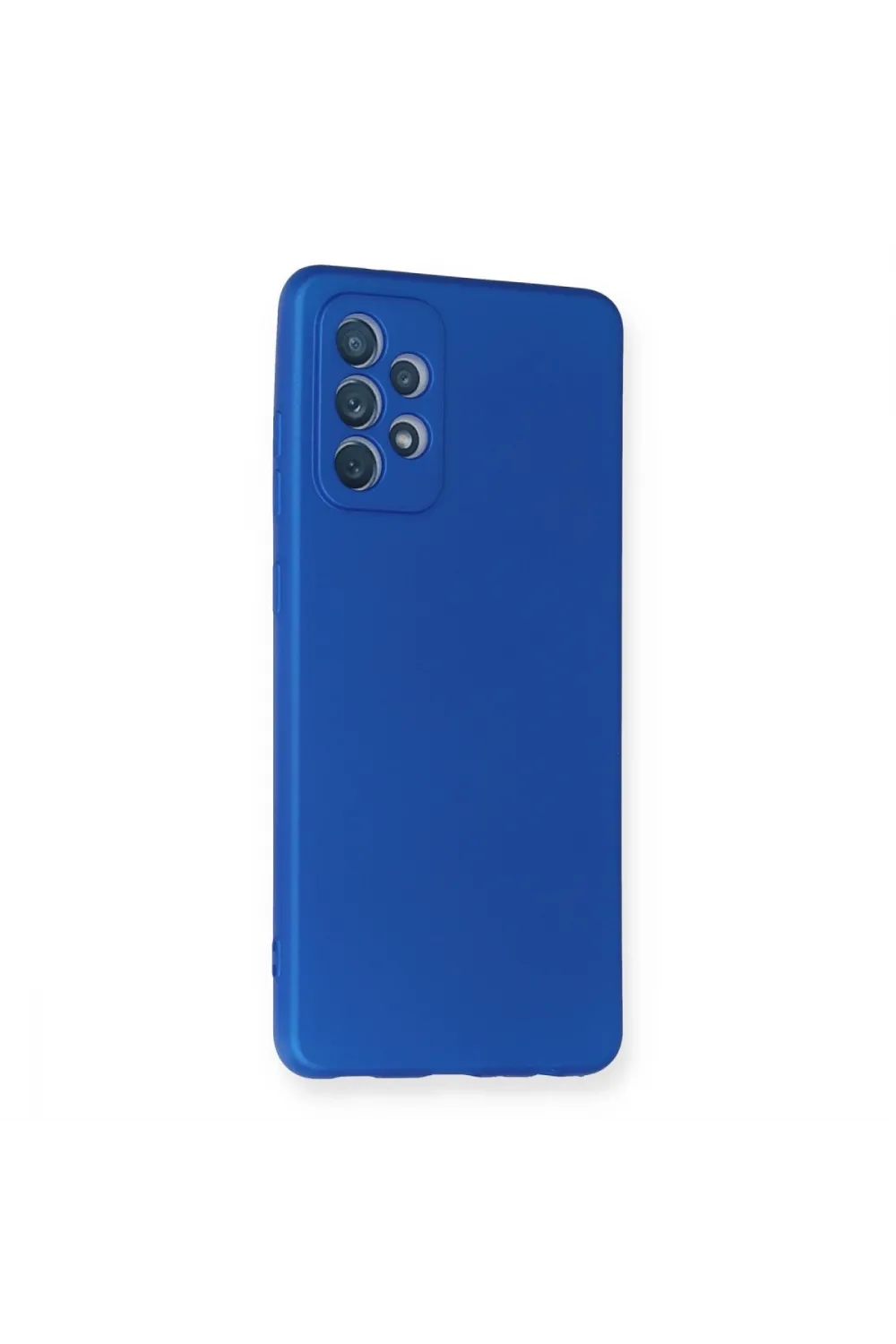 Samsung Galaxy A72 Kılıf First Silikon - Mavi