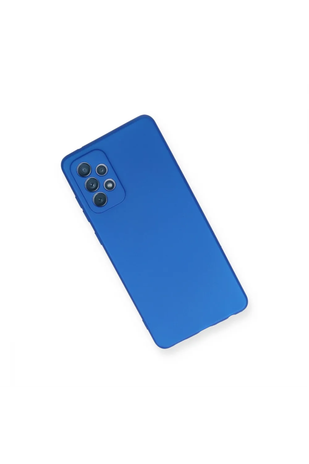 Samsung Galaxy A72 Kılıf First Silikon - Mavi