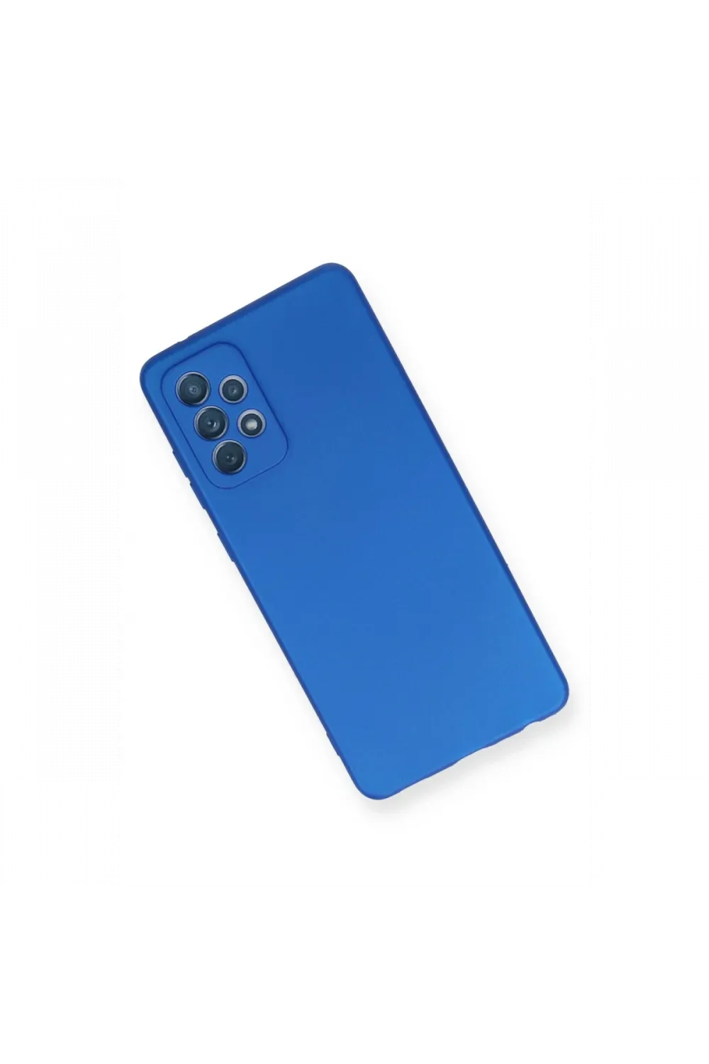 Samsung Galaxy A72 Kılıf First Silikon - Mavi