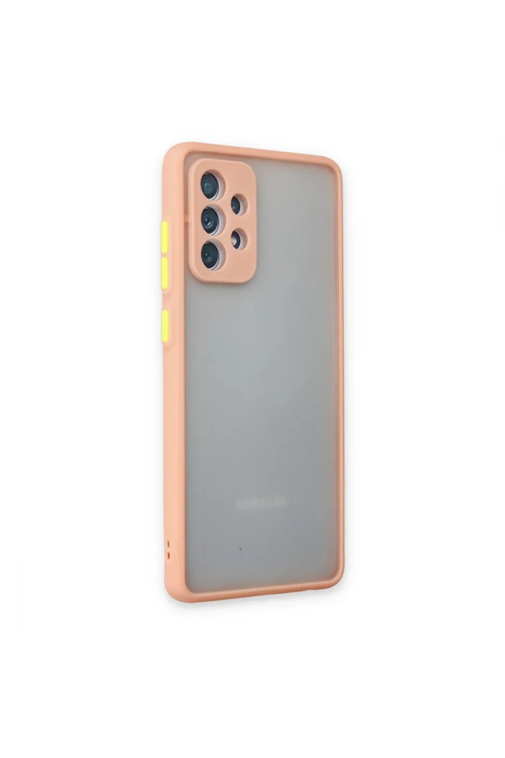 Samsung Galaxy A72 Kılıf Montreal Silikon Kapak - Pembe