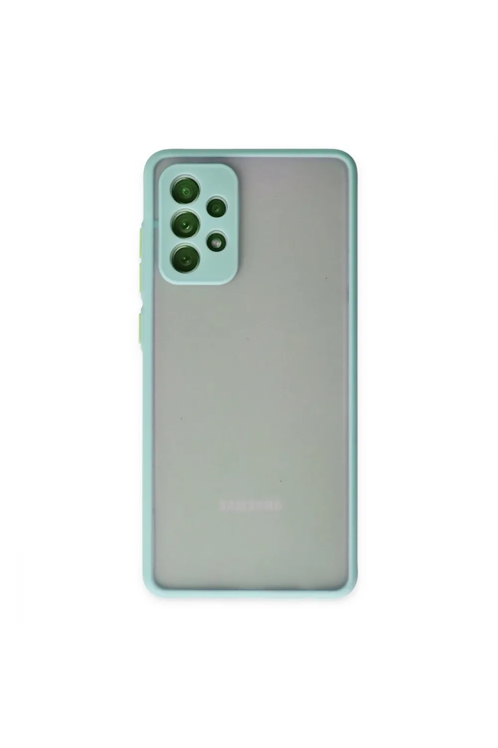 Samsung Galaxy A72 Kılıf Montreal Silikon Kapak - Turkuaz