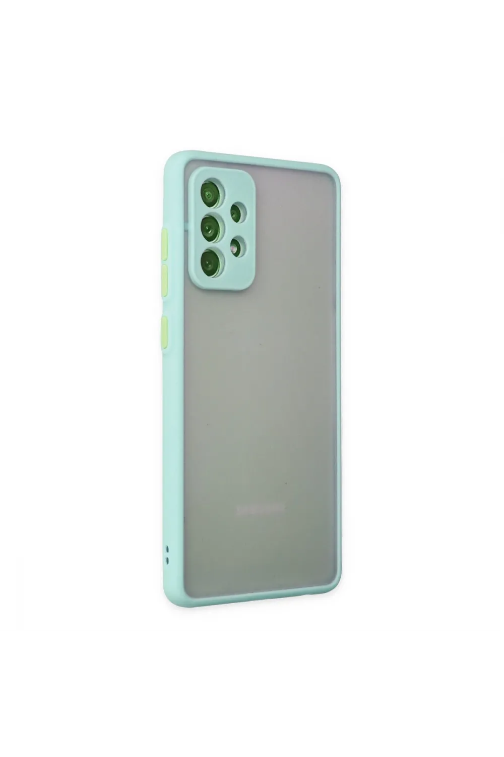 Samsung Galaxy A72 Kılıf Montreal Silikon Kapak - Turkuaz