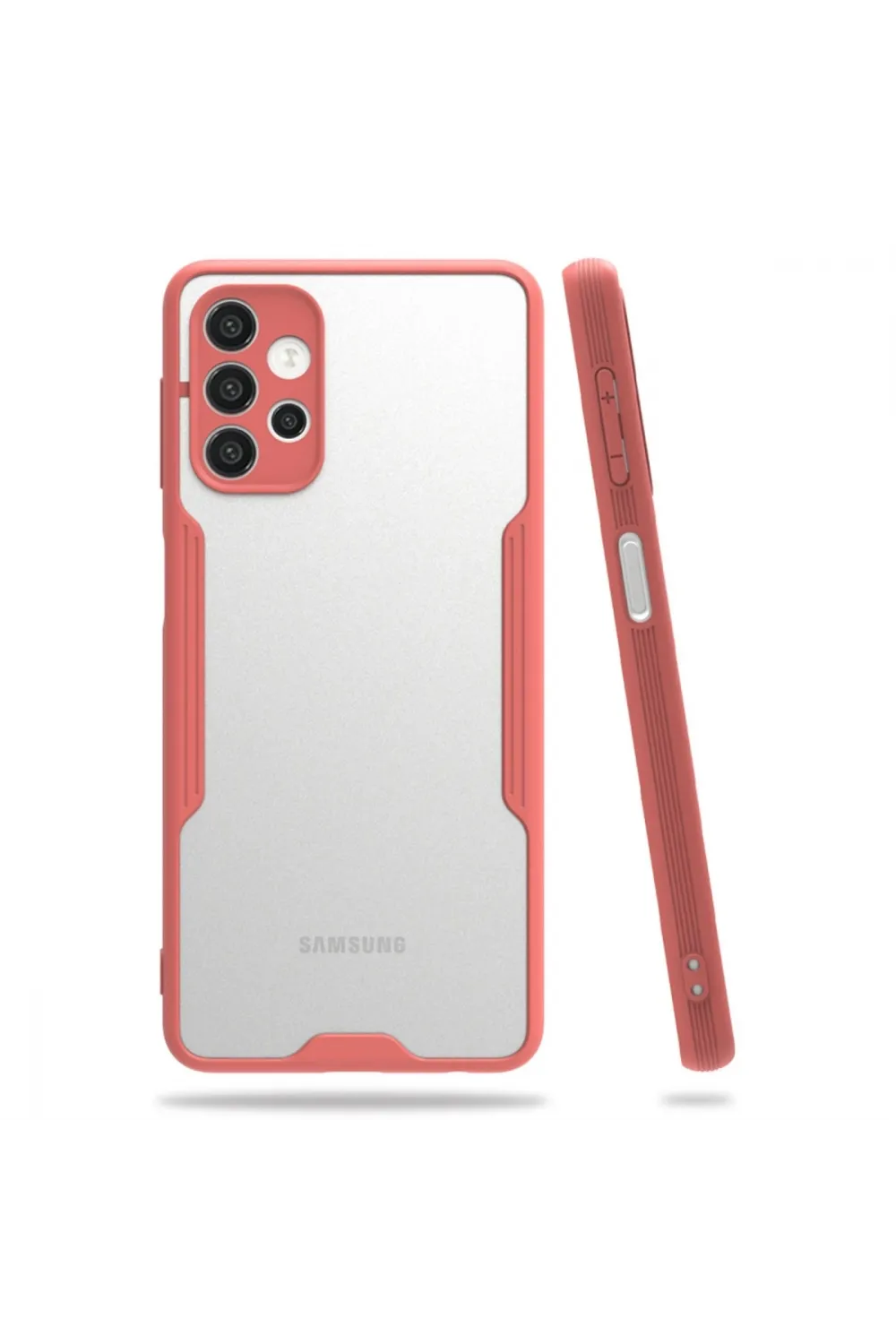 Samsung Galaxy A72 Kılıf Platin Silikon - Pembe
