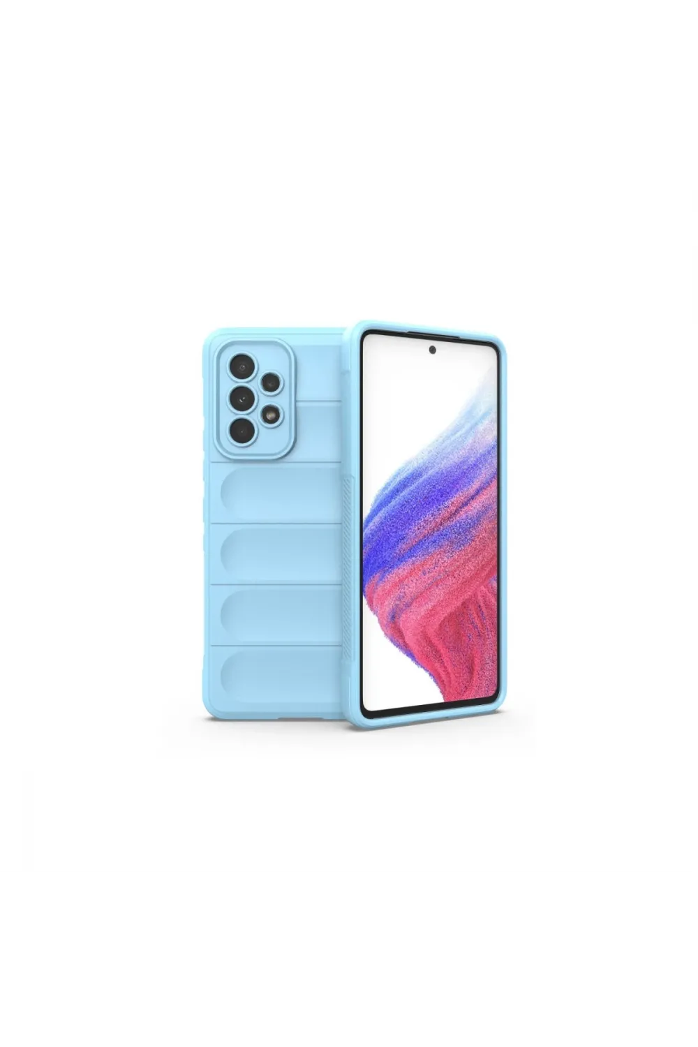 Samsung Galaxy A73 5g Kılıf Optimum Silikon - Sky Blue