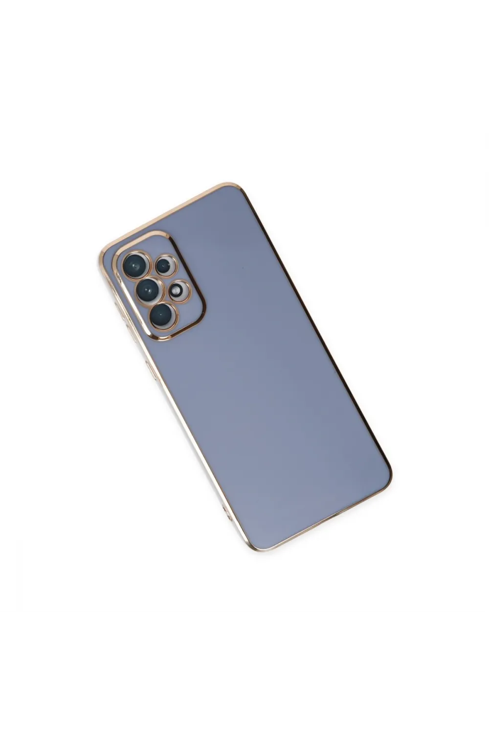 Samsung Galaxy A73 5g Kılıf Volet Silikon - Mavi