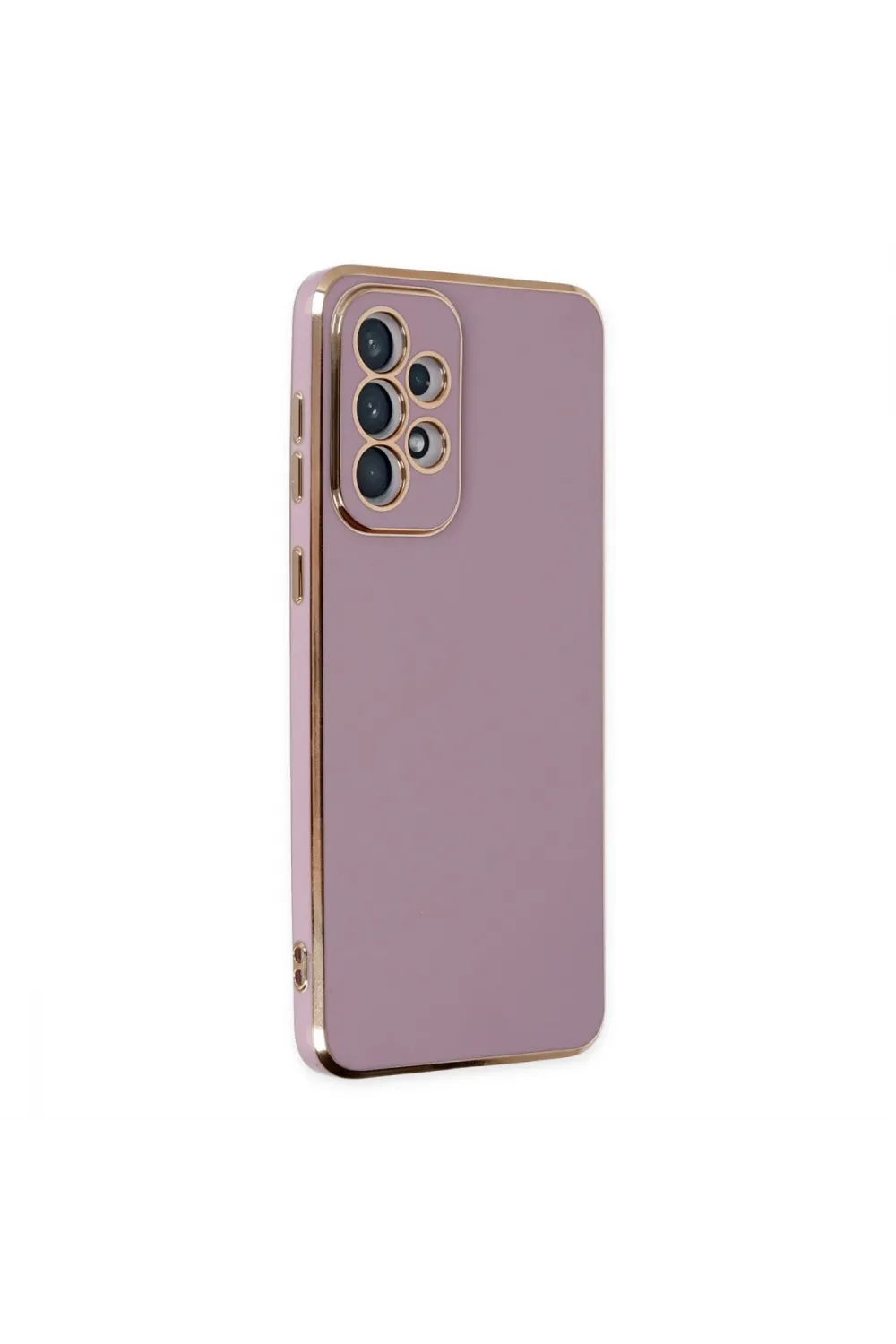 Samsung Galaxy A73 5g Kılıf Volet Silikon - Mor
