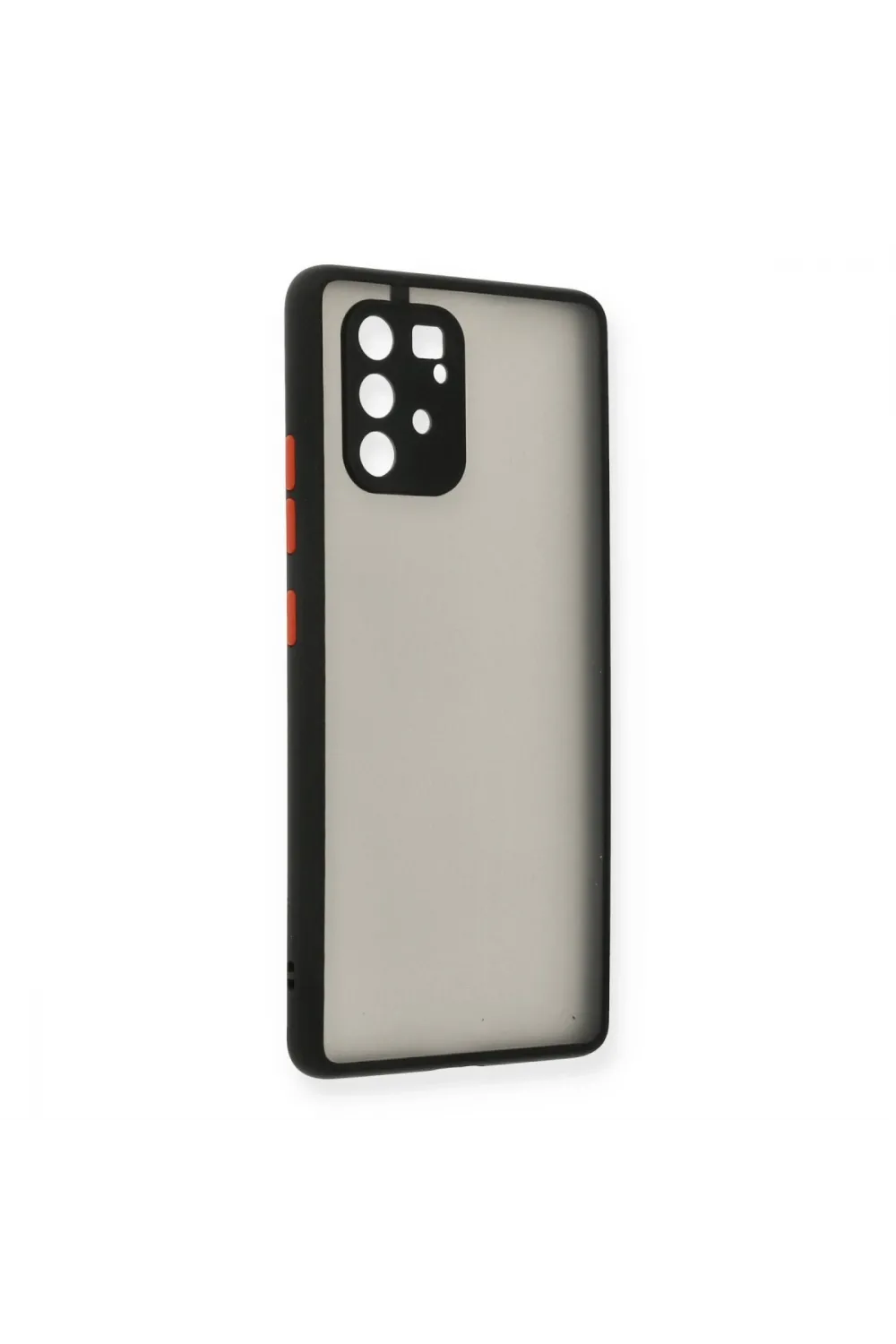 Samsung Galaxy A91 / S10 Lite Kılıf Montreal Silikon Kapak - Siyah