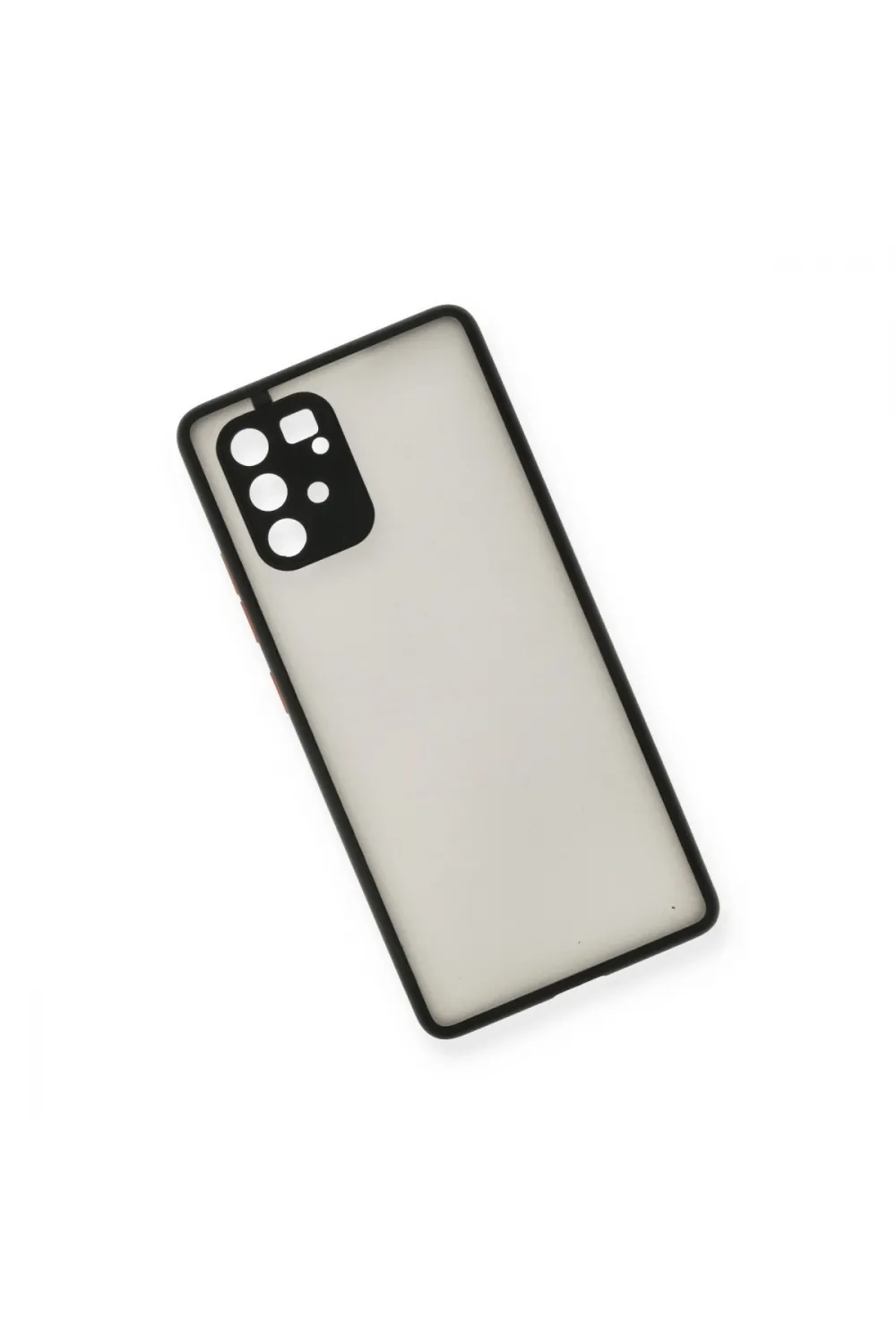Samsung Galaxy A91 / S10 Lite Kılıf Montreal Silikon Kapak - Siyah
