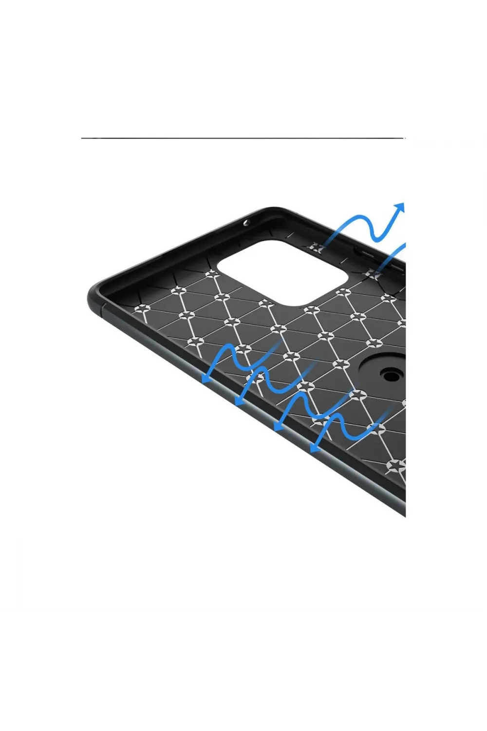 Samsung Galaxy A91 / S10 Lite Kılıf Range Yüzüklü Silikon - Kırmızı