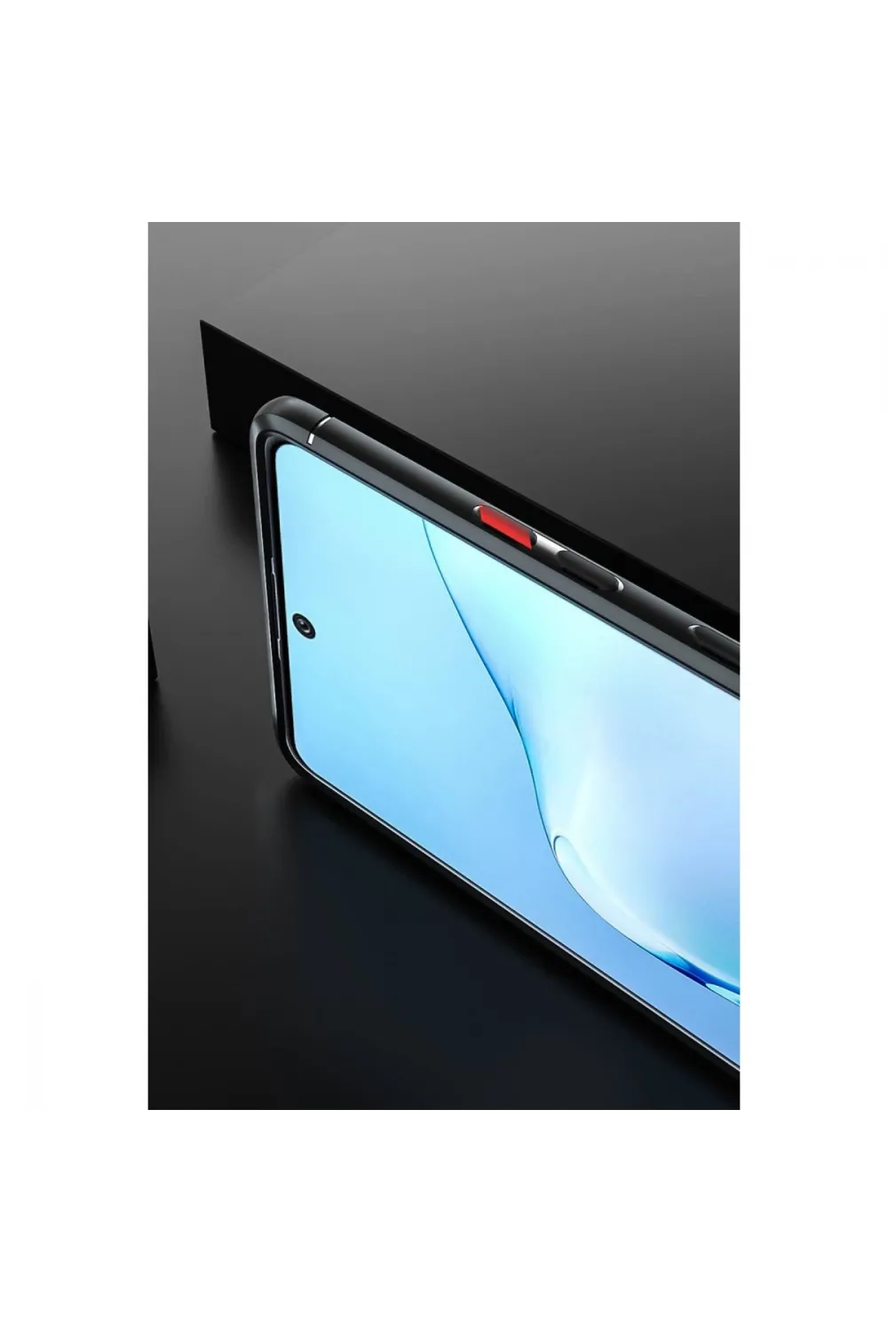 Samsung Galaxy A91 / S10 Lite Kılıf Range Yüzüklü Silikon - Mavi