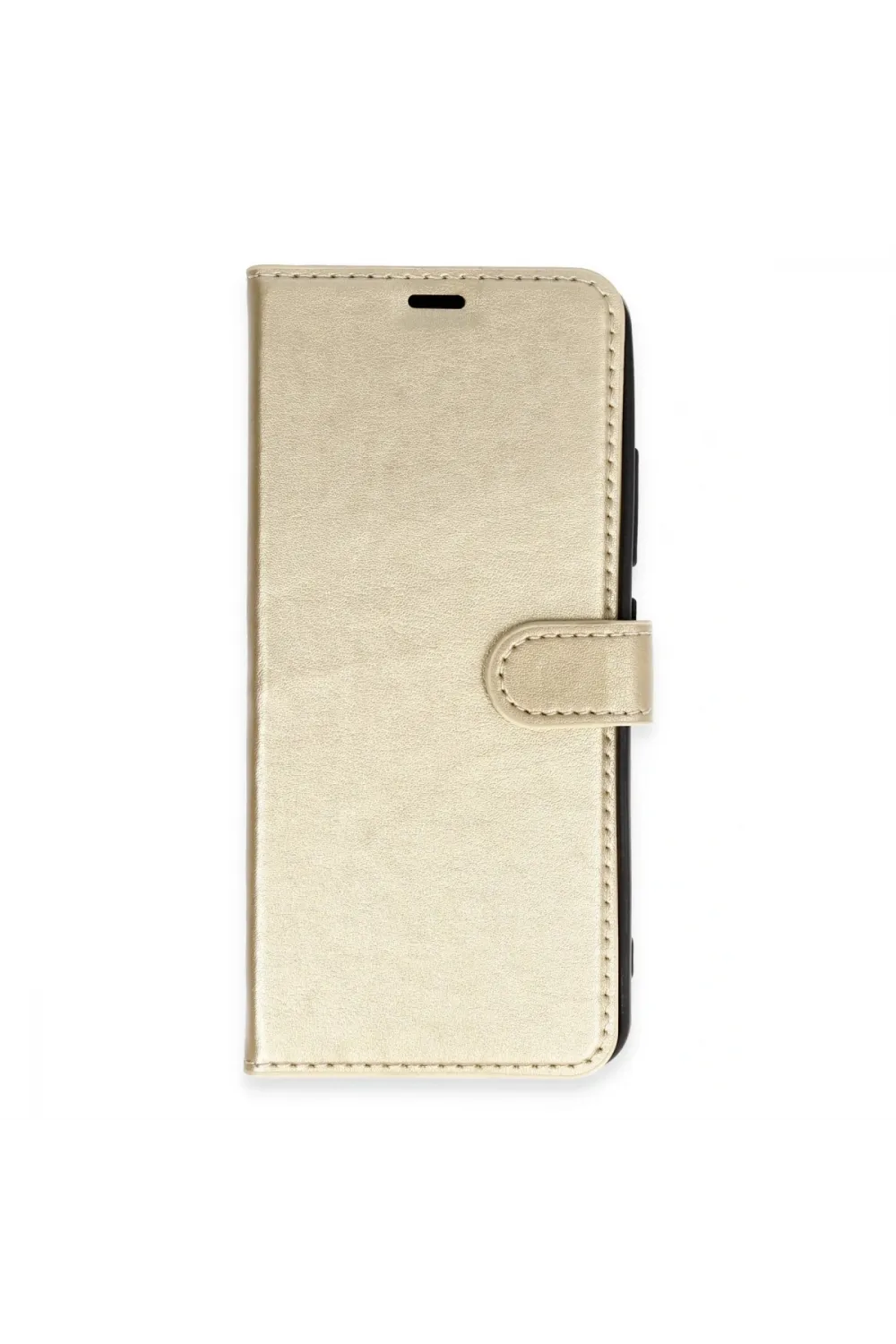 Samsung Galaxy J5 Trend S Plus Kapaklı Kılıf - Gold