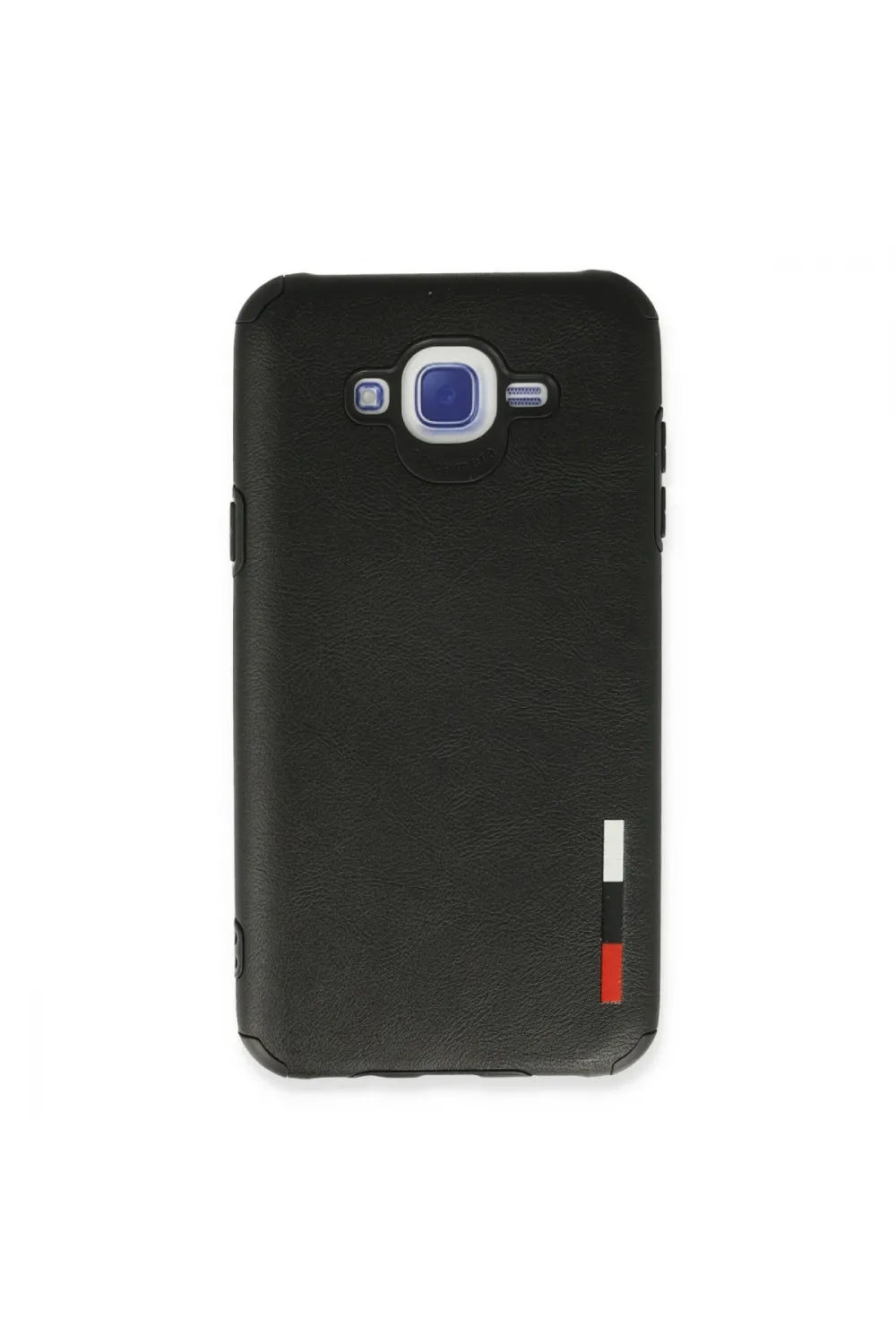 Samsung Galaxy J7 Kılıf Loop Deri Silikon - Siyah
