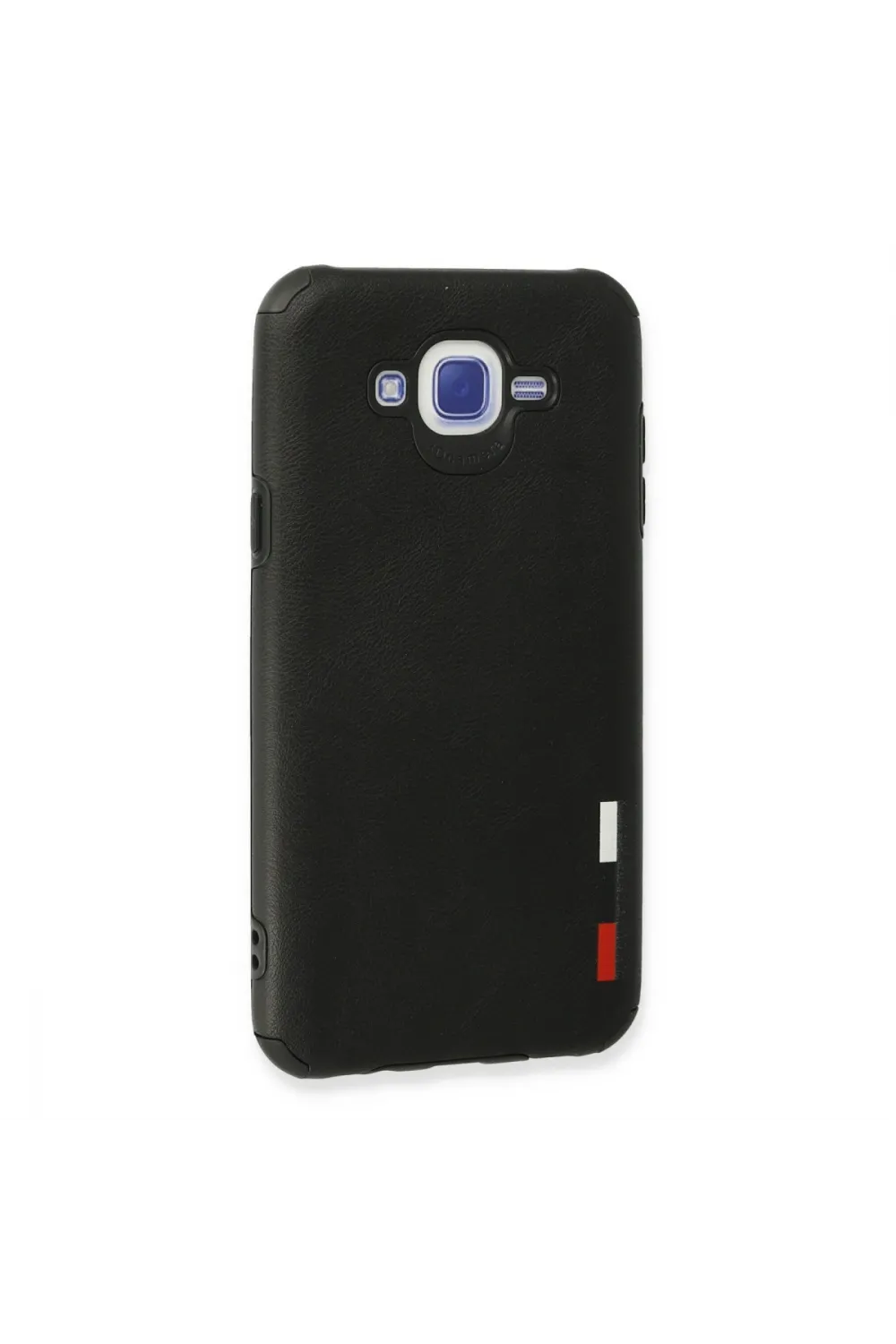 Samsung Galaxy J7 Kılıf Loop Deri Silikon - Siyah