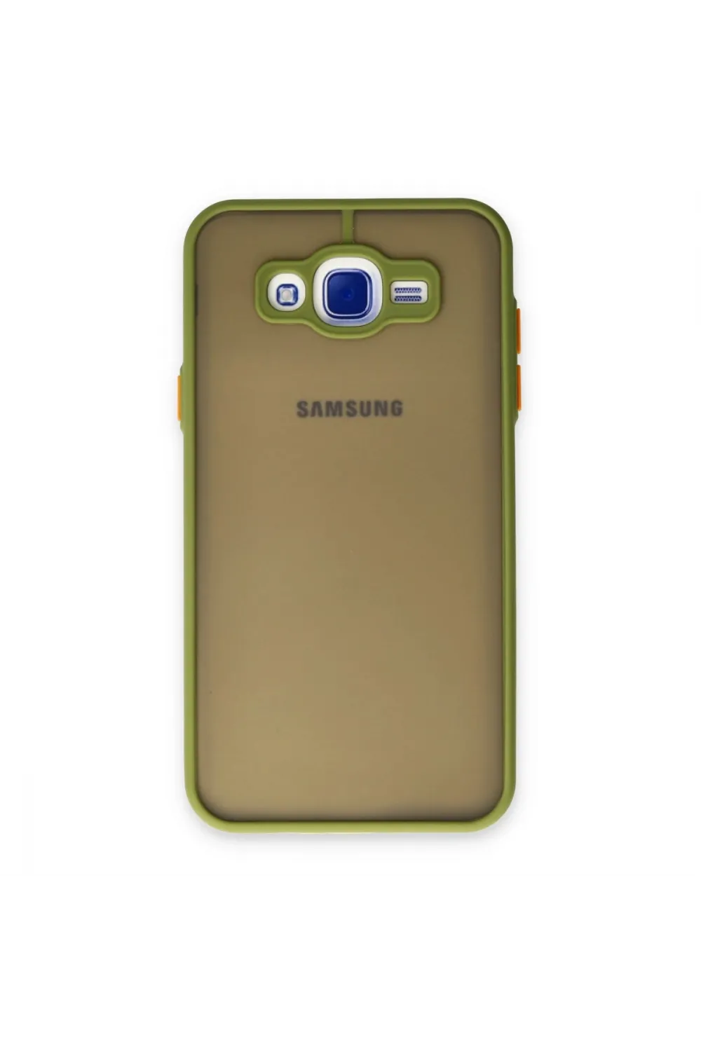 Samsung Galaxy J7 Kılıf Montreal Silikon Kapak - Açık Yeşil
