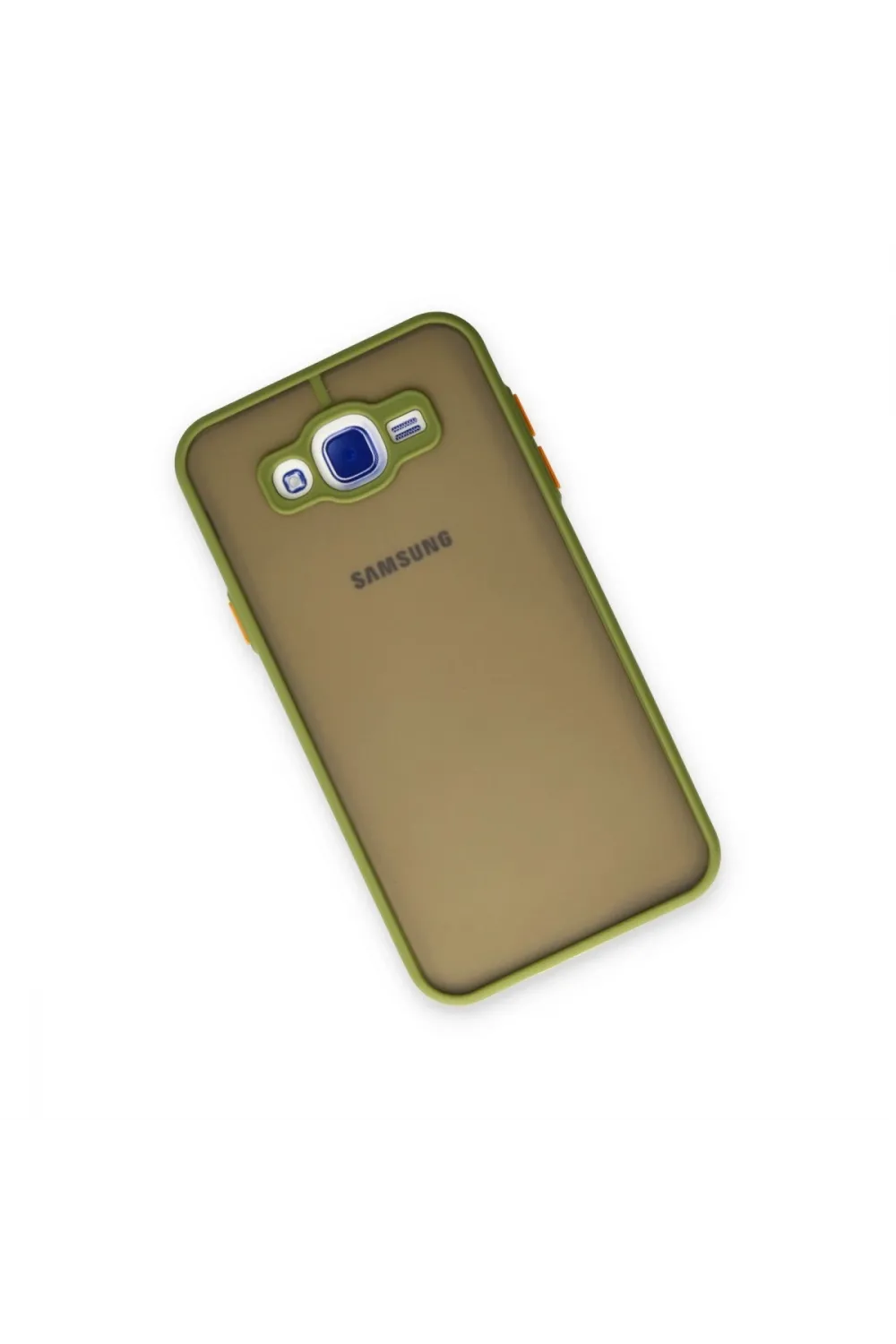 Samsung Galaxy J7 Kılıf Montreal Silikon Kapak - Açık Yeşil