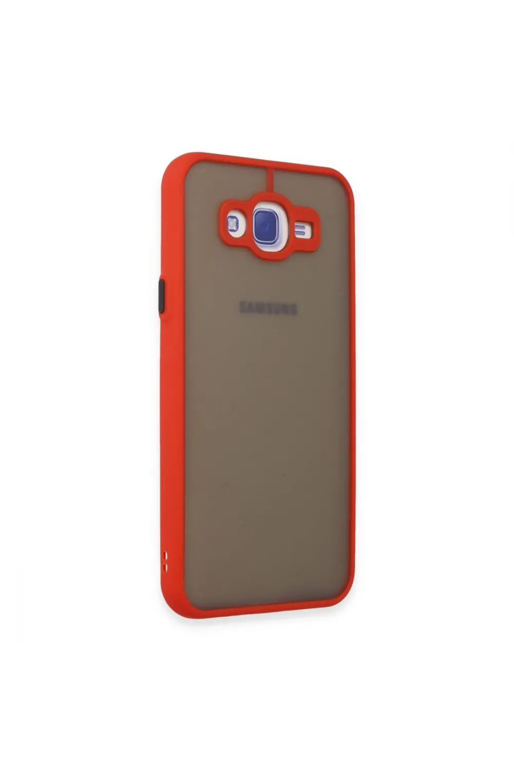 Samsung Galaxy J7 Kılıf Montreal Silikon Kapak - Kırmızı