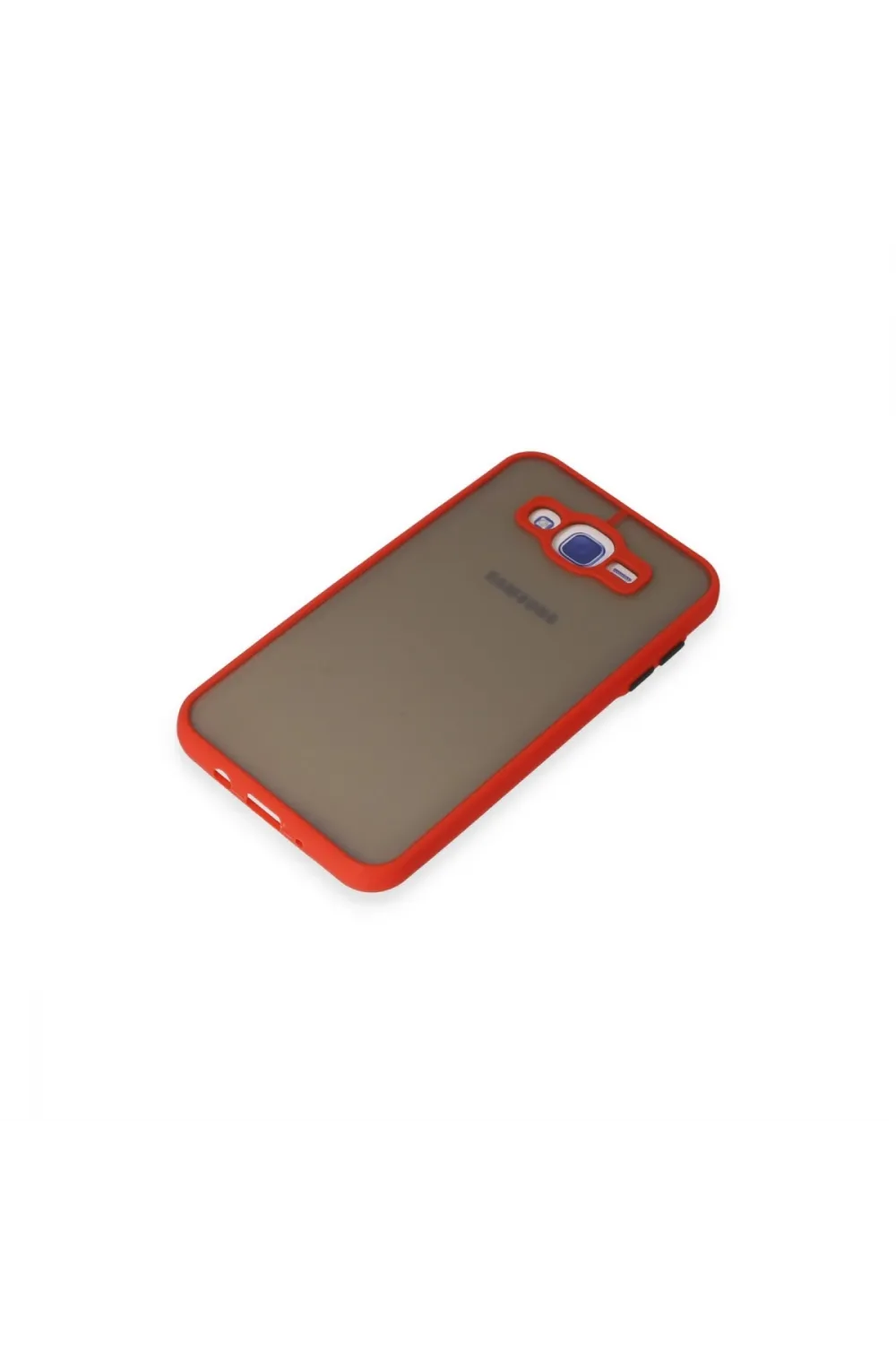 Samsung Galaxy J7 Kılıf Montreal Silikon Kapak - Kırmızı