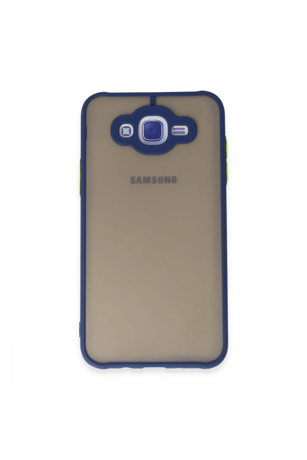 Samsung Galaxy J7 Kılıf Montreal Silikon Kapak - Lacivert