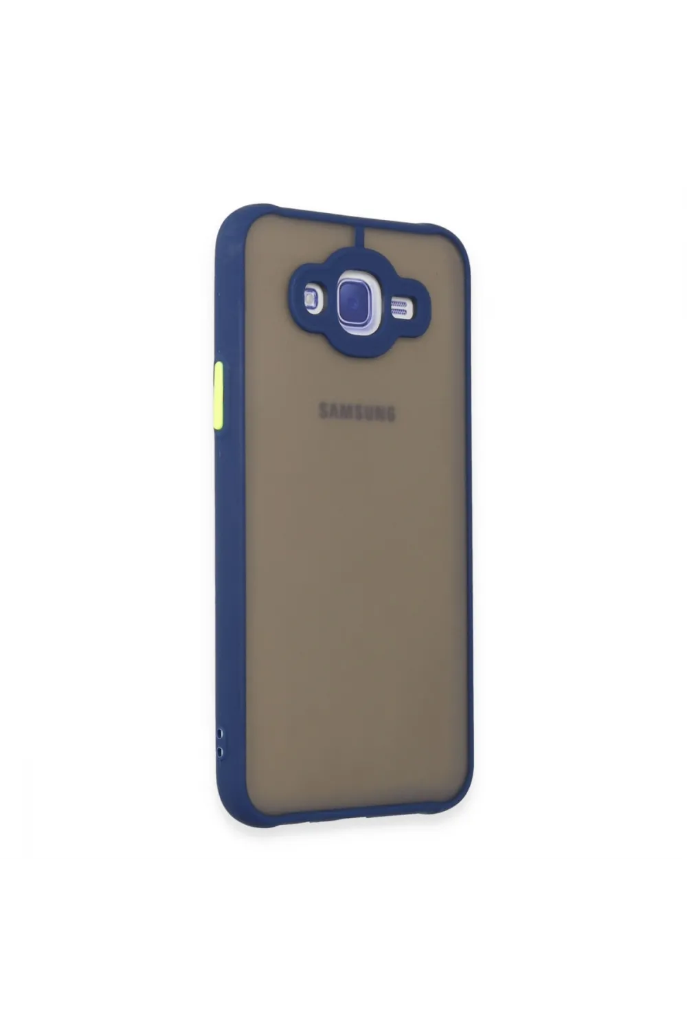 Samsung Galaxy J7 Kılıf Montreal Silikon Kapak - Lacivert