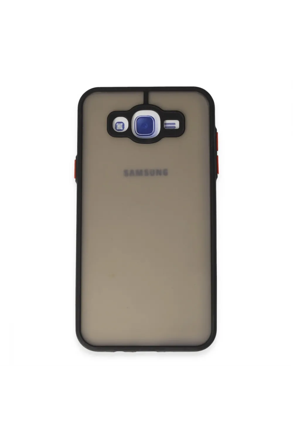 Samsung Galaxy J7 Kılıf Montreal Silikon Kapak - Siyah