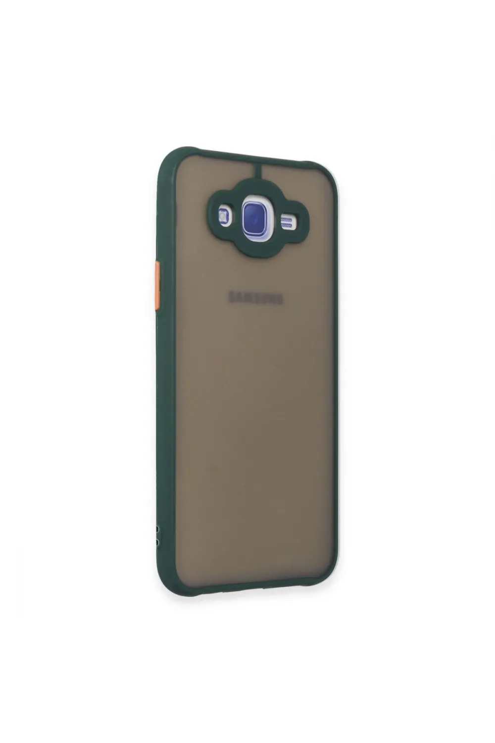 Samsung Galaxy J7 Kılıf Montreal Silikon Kapak - Yeşil