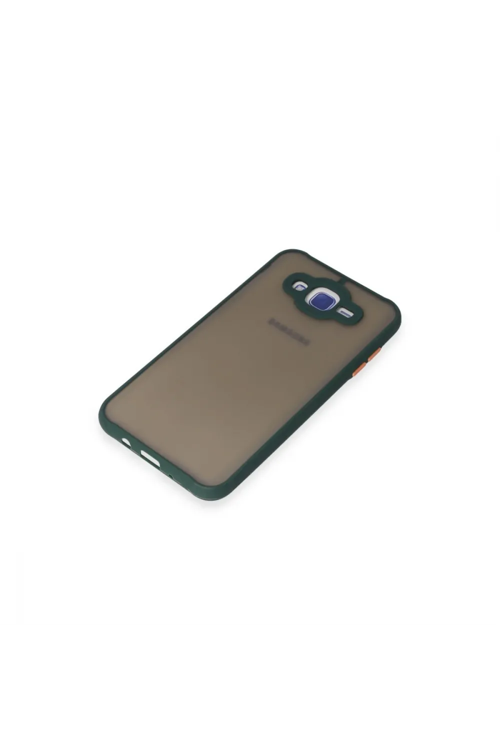 Samsung Galaxy J7 Kılıf Montreal Silikon Kapak - Yeşil