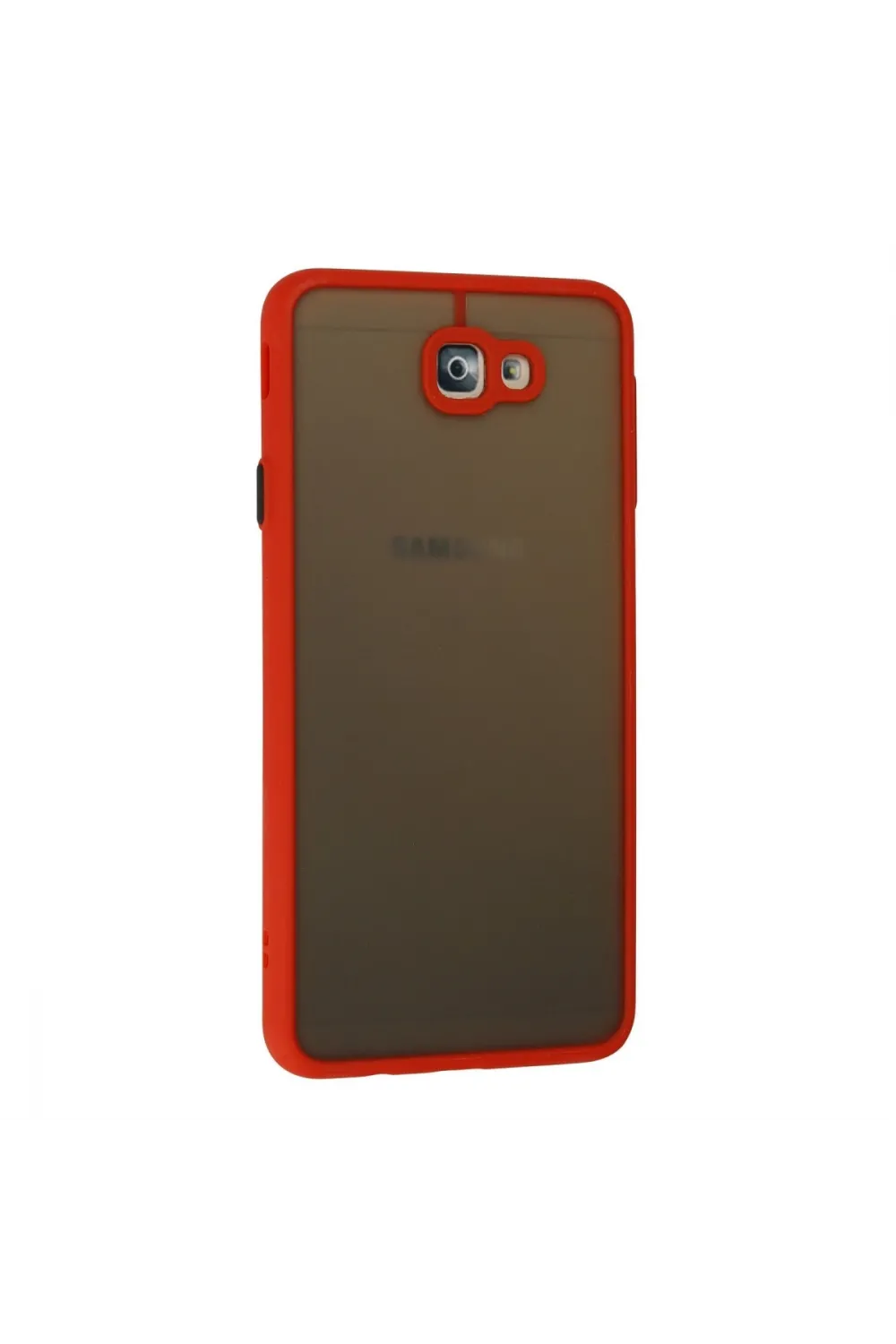 Samsung Galaxy J7 Prime Kılıf Montreal Silikon Kapak - Kırmızı