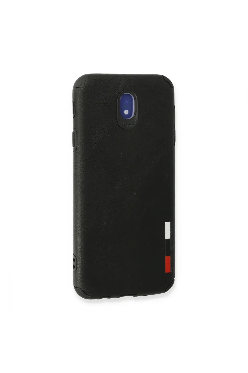 Samsung Galaxy J7 Pro / J730 Kılıf Loop Deri Silikon - Siyah