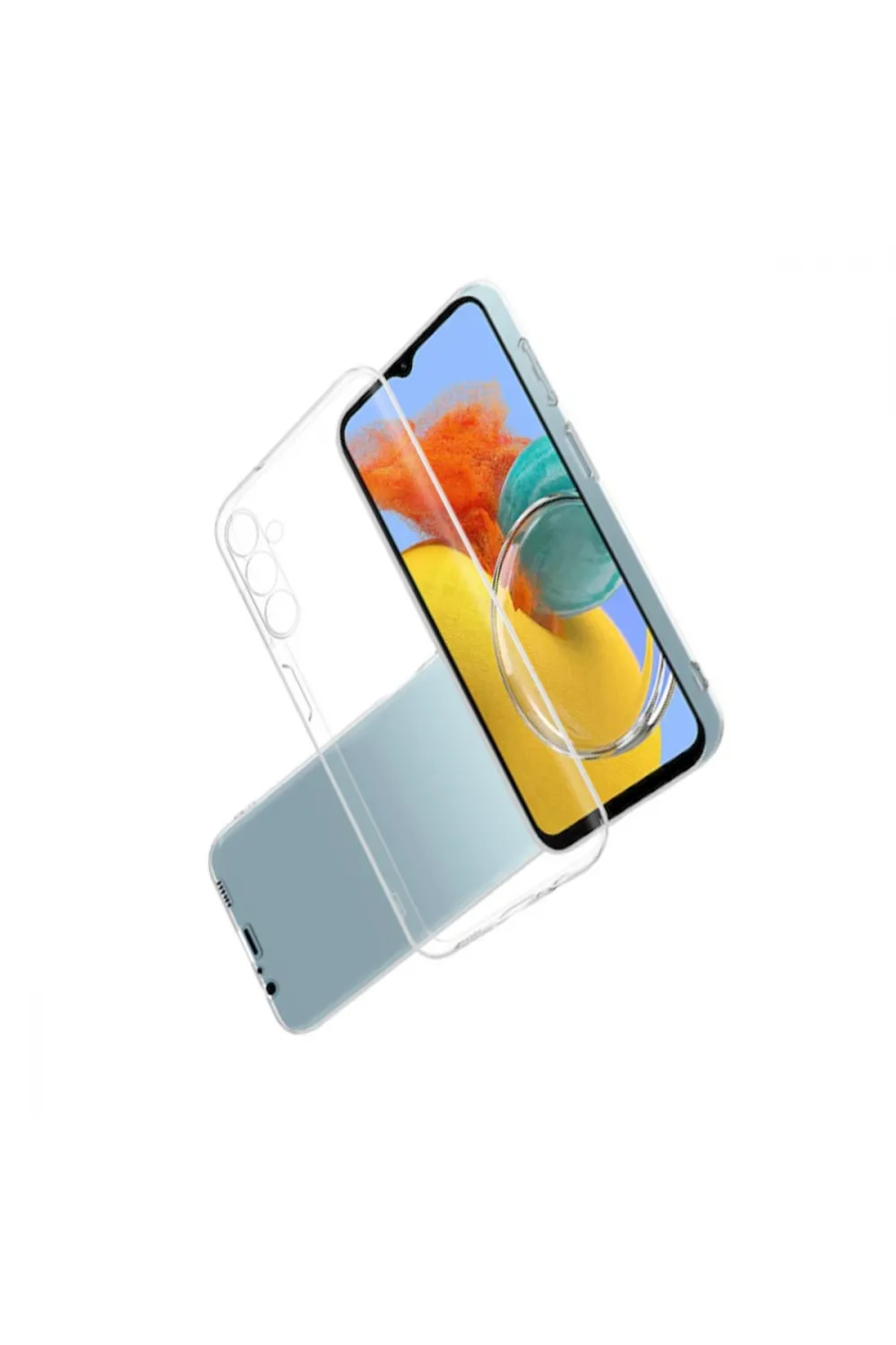 Samsung Galaxy M14 5g Kılıf Lüx Şeffaf Silikon