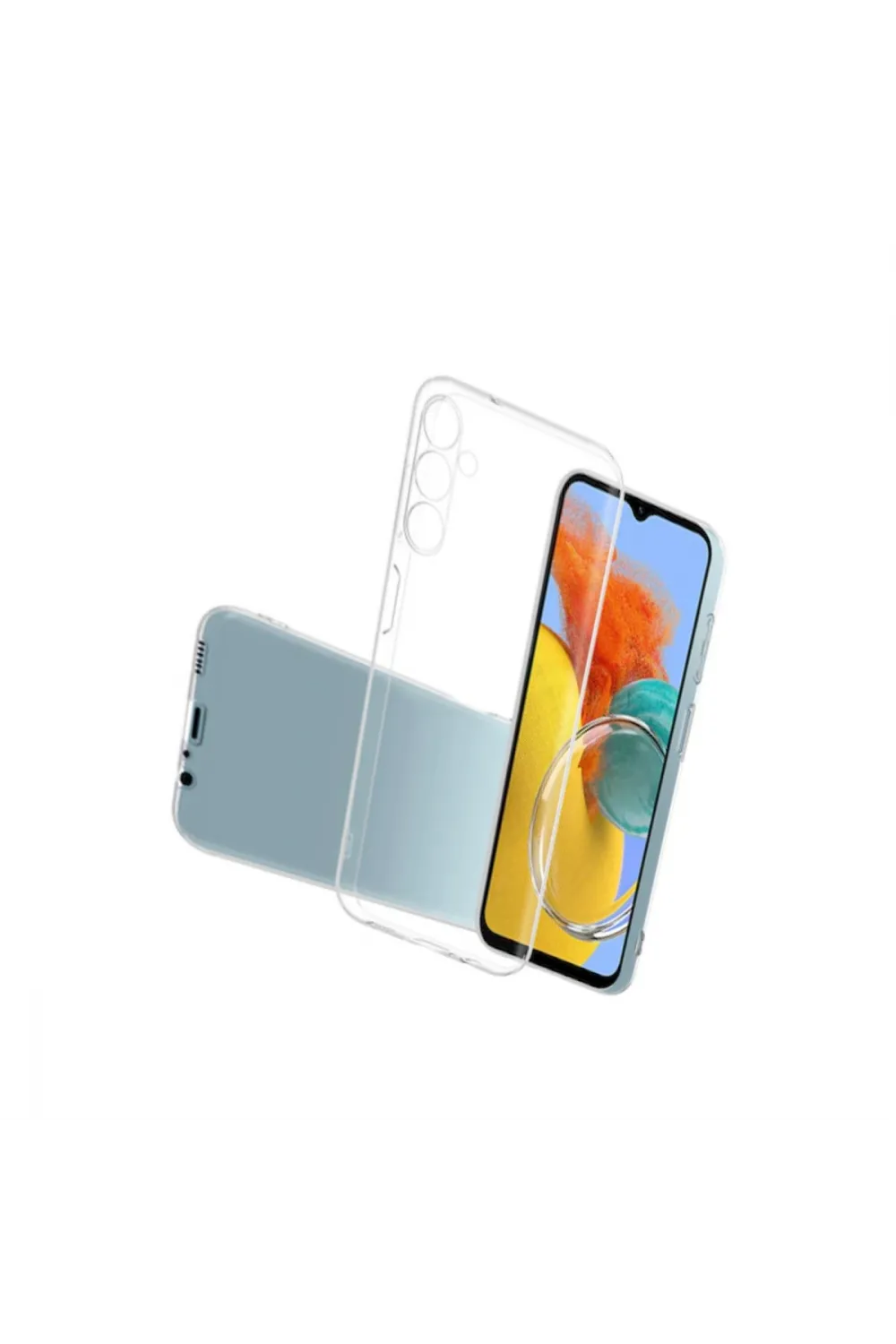 Samsung Galaxy M14 5g Kılıf Lüx Şeffaf Silikon