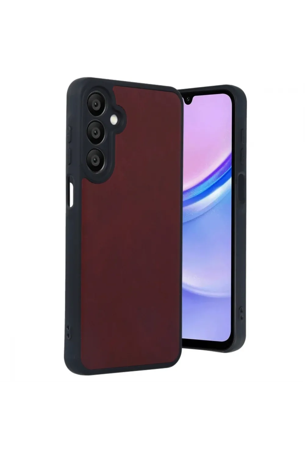 Samsung Galaxy M15 Kılıf Aras Deri Kapak - Bordo