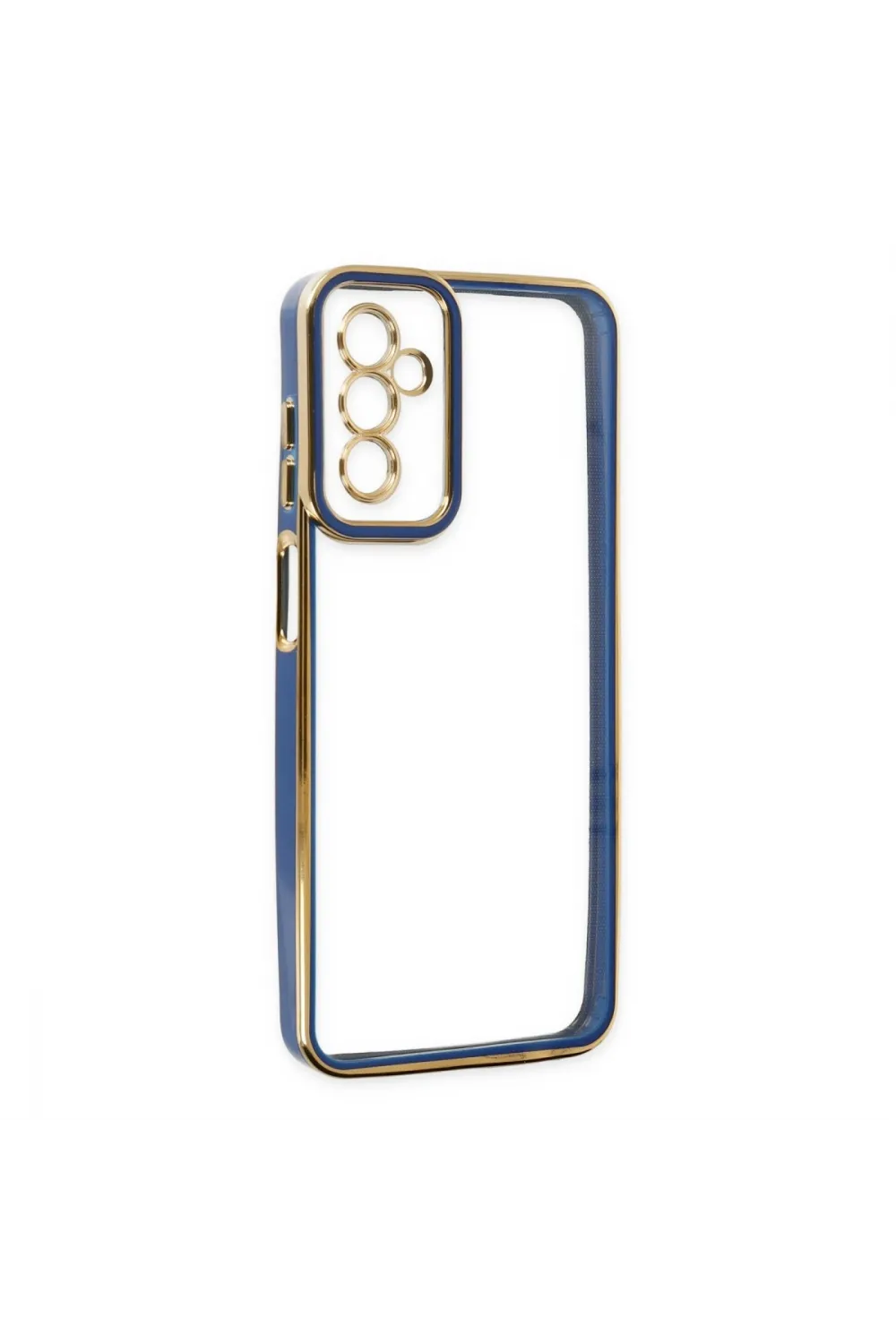 Samsung Galaxy M23 Kılıf Liva Lens Silikon - Mavi