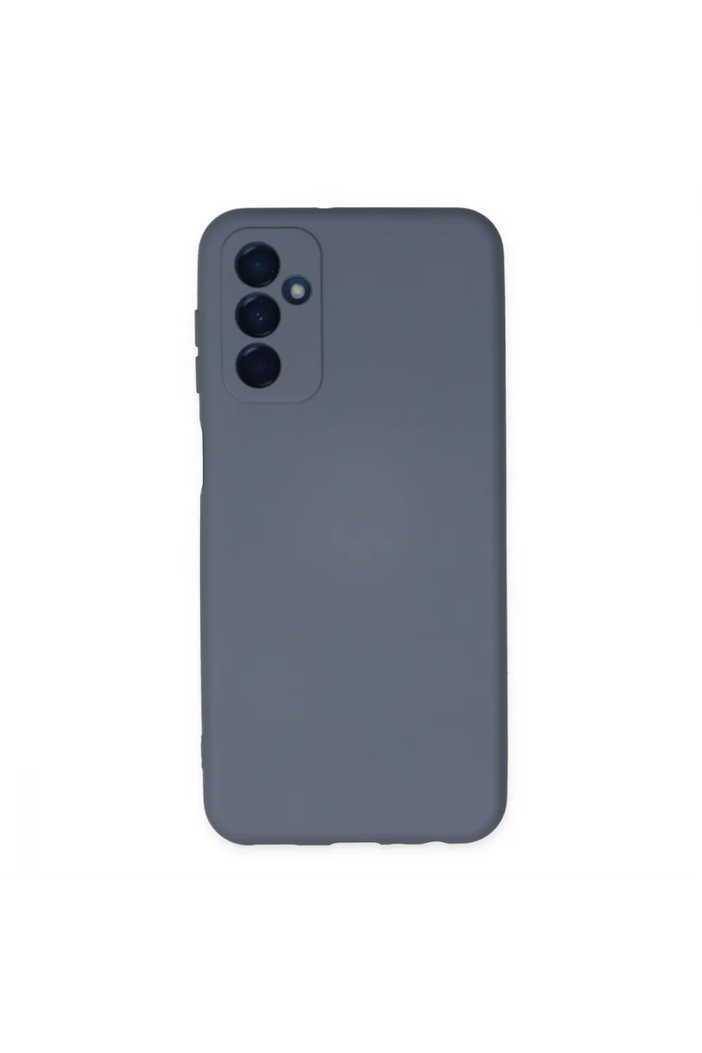 Samsung Galaxy M23 Kılıf Nano İçi Kadife Silikon - Gri