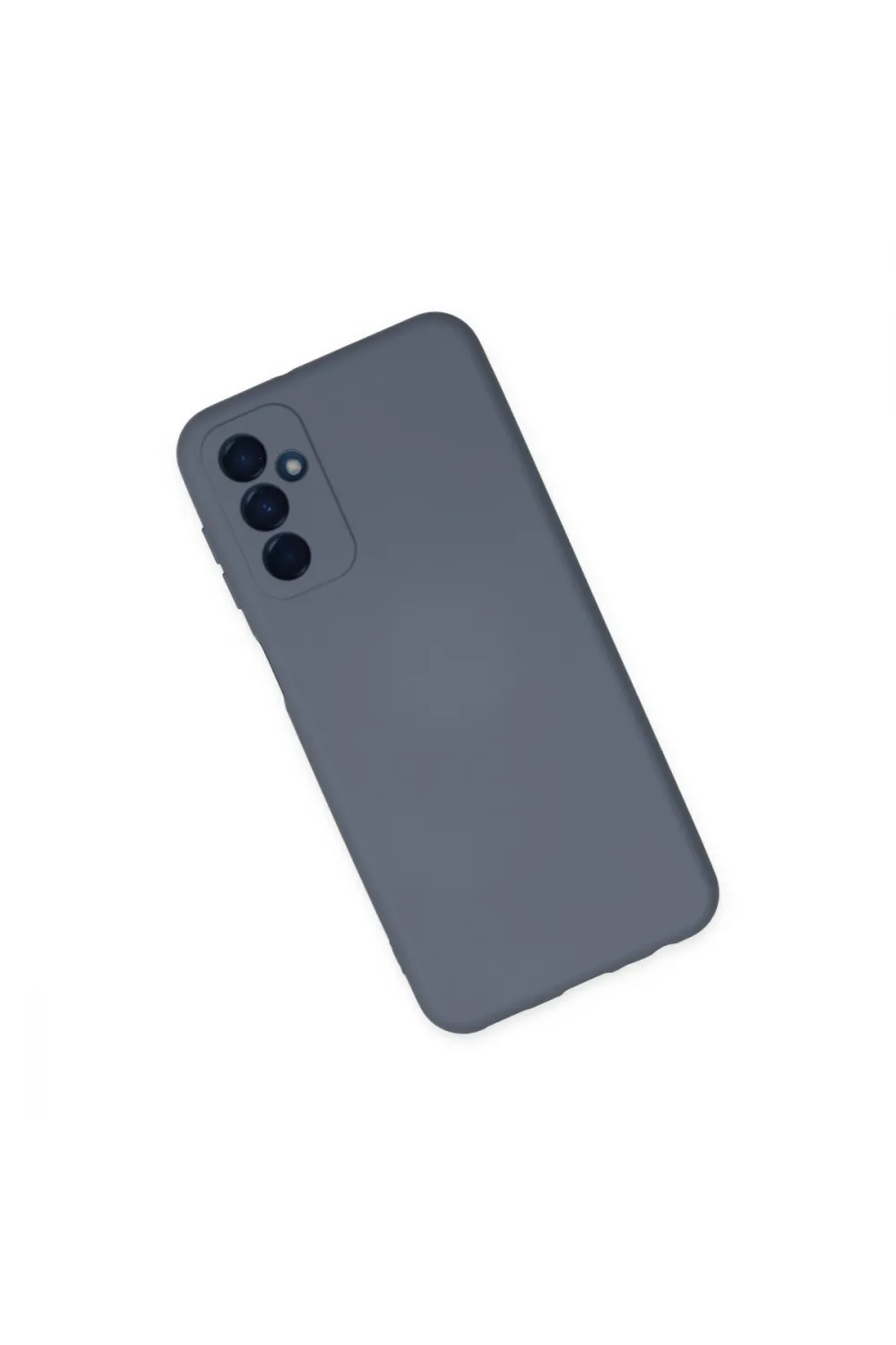 Samsung Galaxy M23 Kılıf Nano İçi Kadife Silikon - Gri