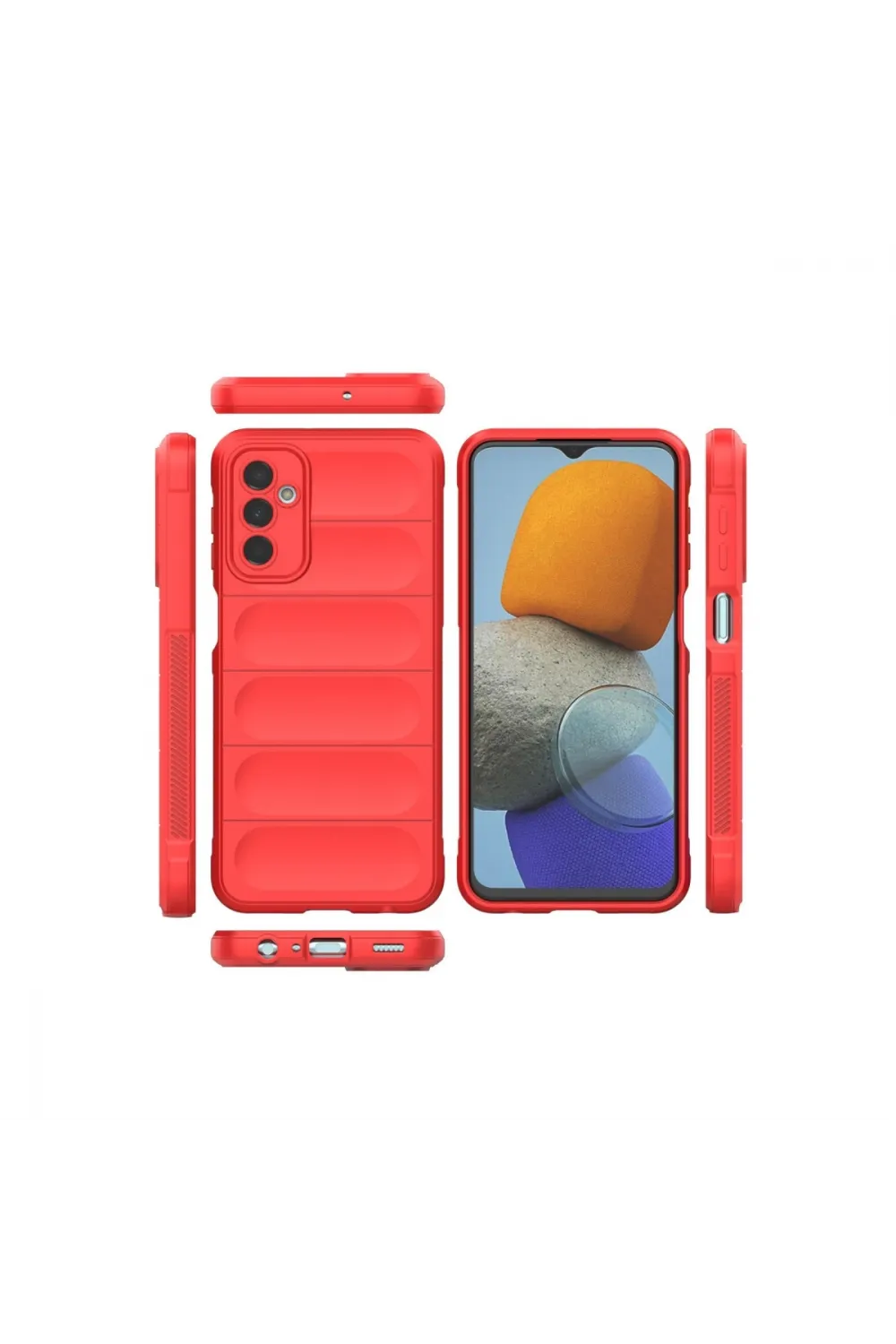 Samsung Galaxy M23 Kılıf Optimum Silikon - Kırmızı