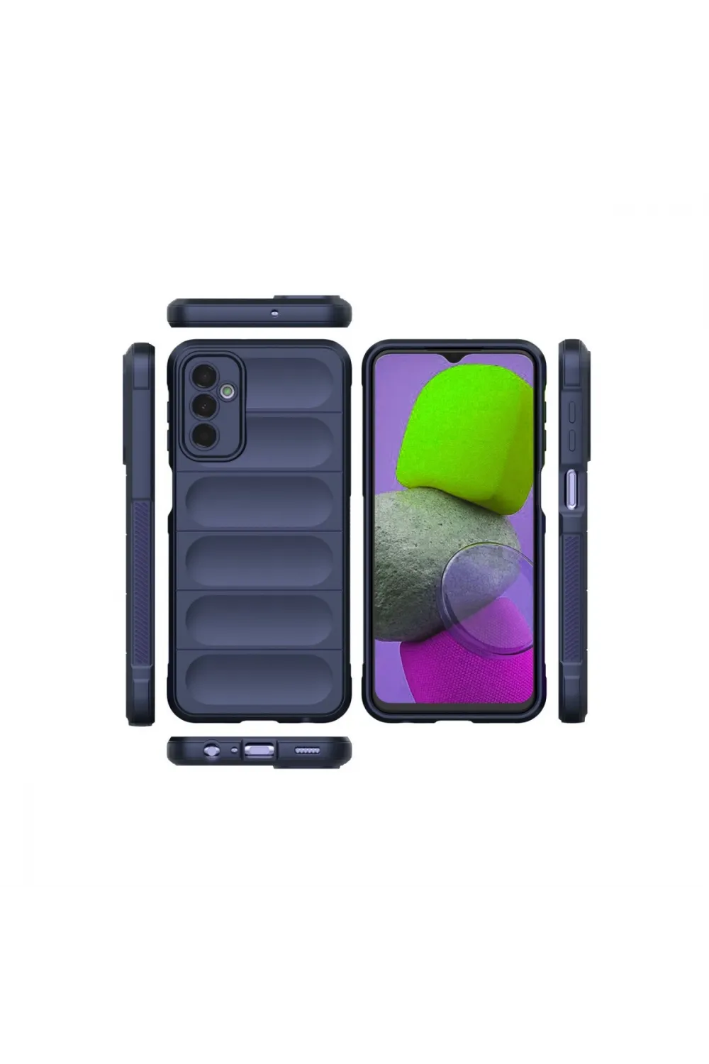 Samsung Galaxy M23 Kılıf Optimum Silikon - Lacivert