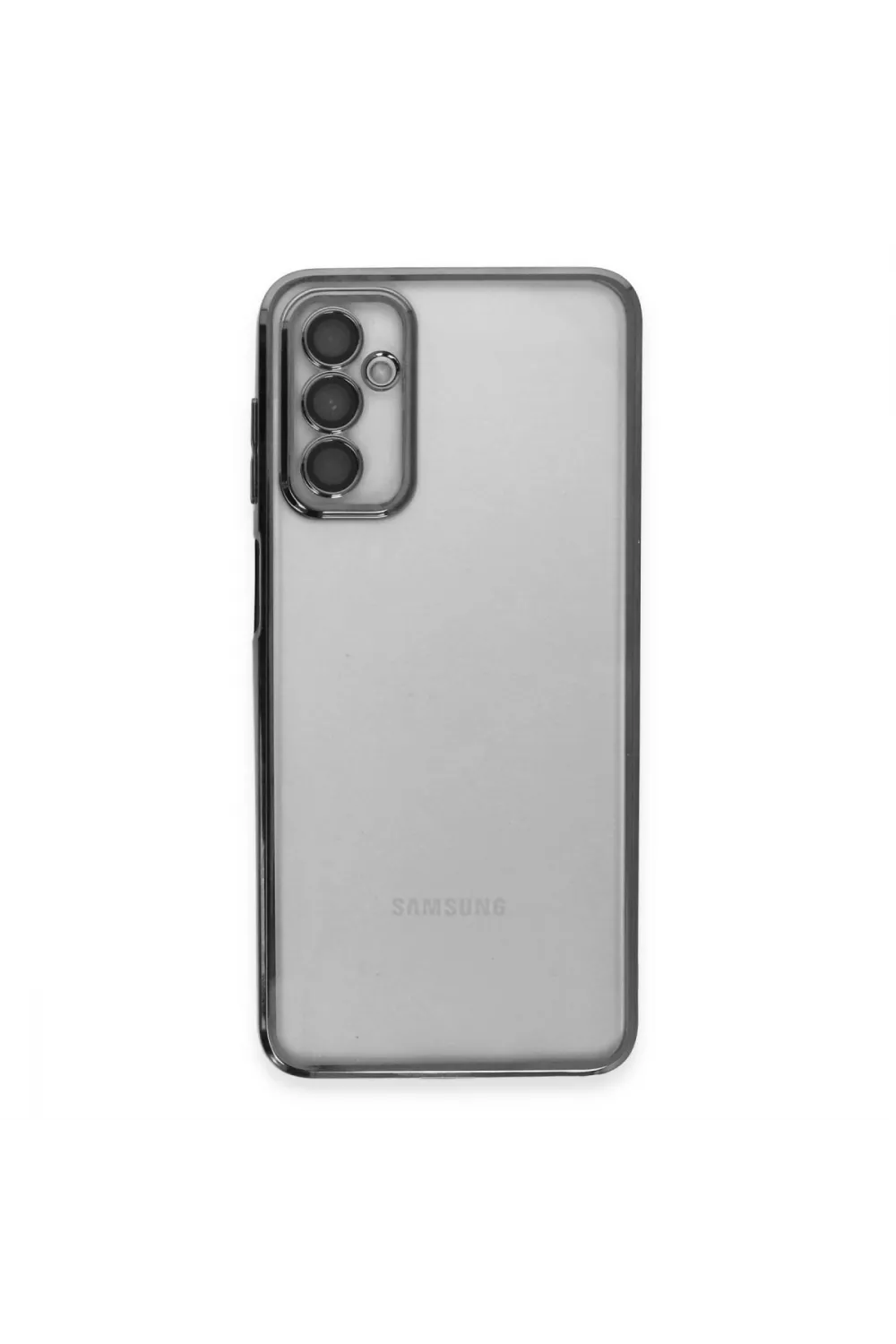 Samsung Galaxy M23 Kılıf Razer Lensli Silikon - Siyah