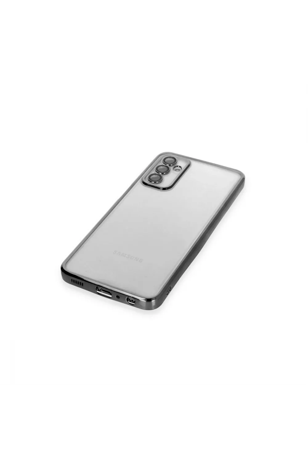 Samsung Galaxy M23 Kılıf Razer Lensli Silikon - Siyah
