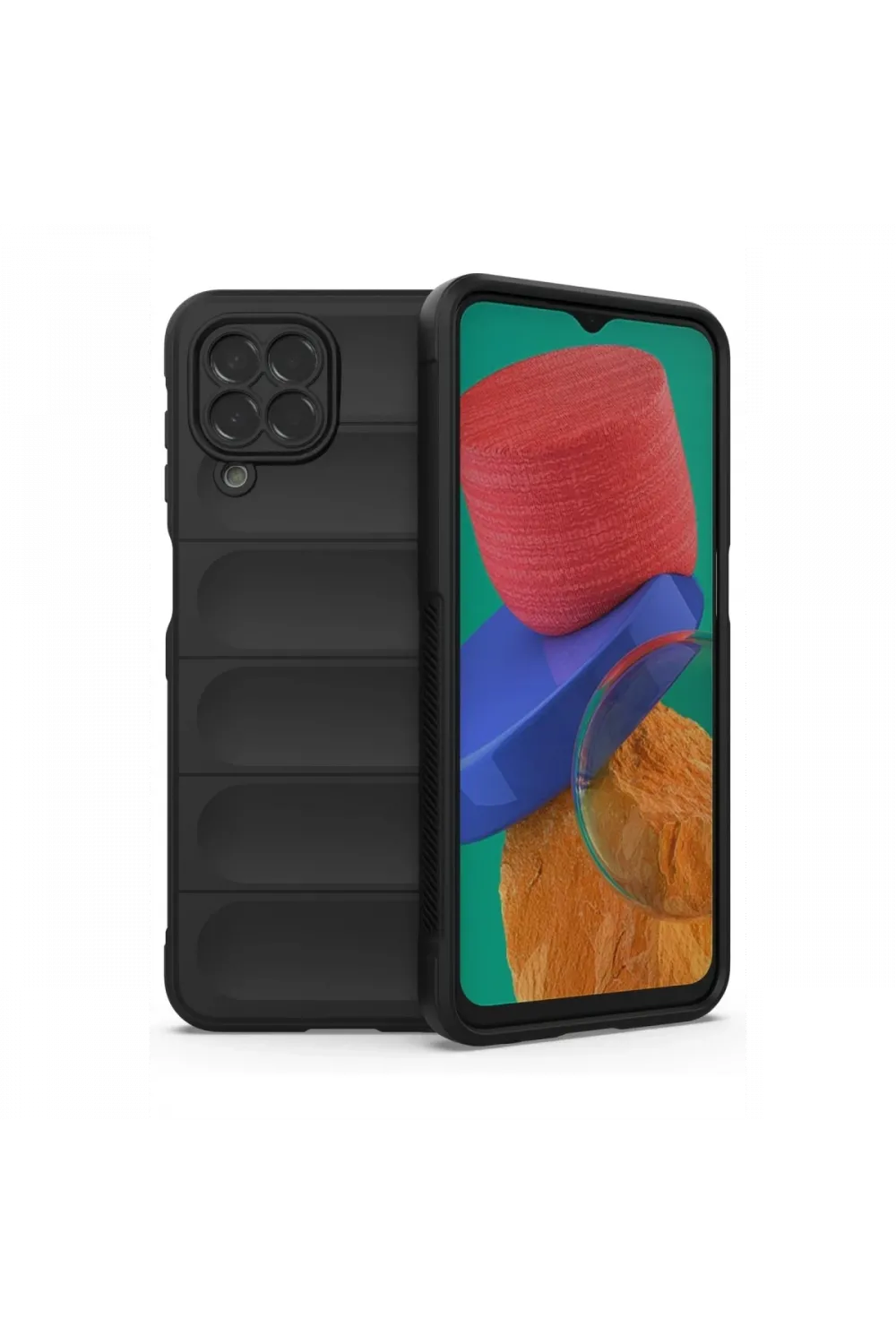 Samsung Galaxy M33 Kılıf Optimum Silikon - Siyah