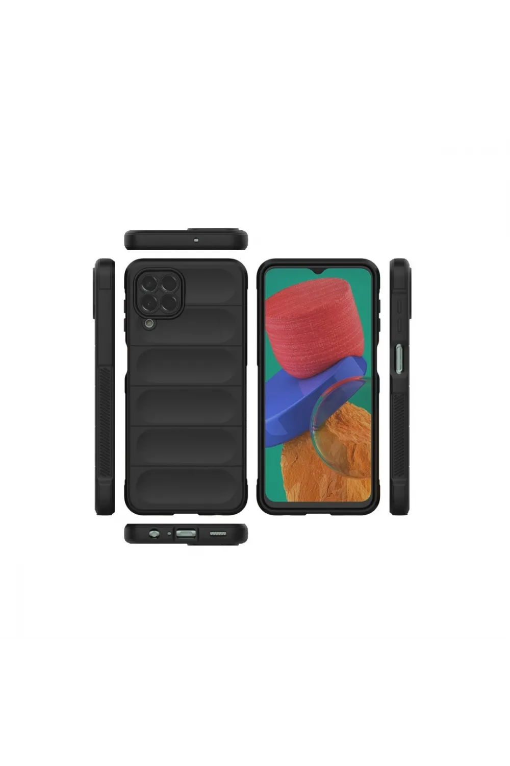Samsung Galaxy M33 Kılıf Optimum Silikon - Siyah