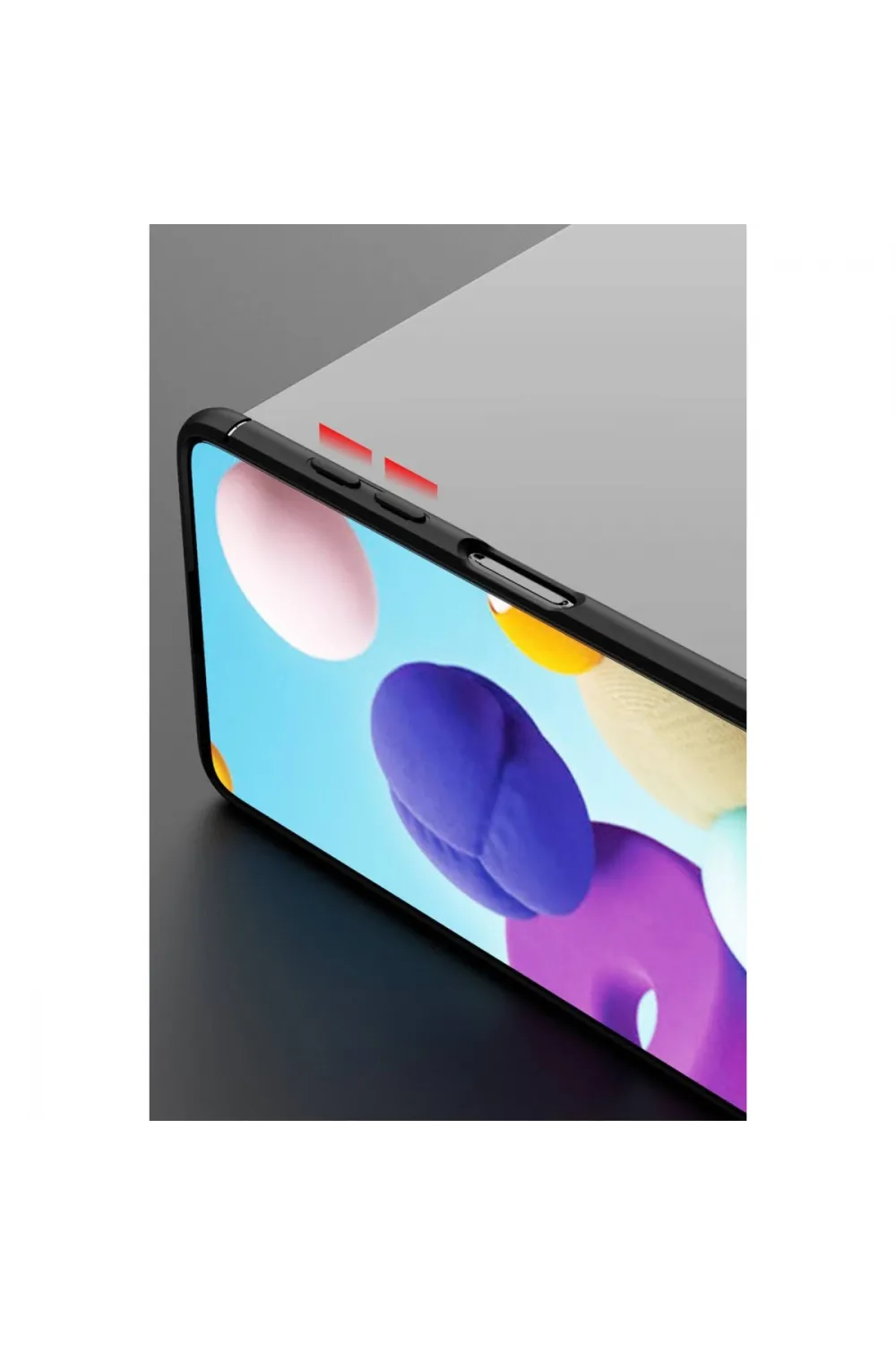 Samsung Galaxy M51 Kılıf Range Yüzüklü Silikon - Mavi