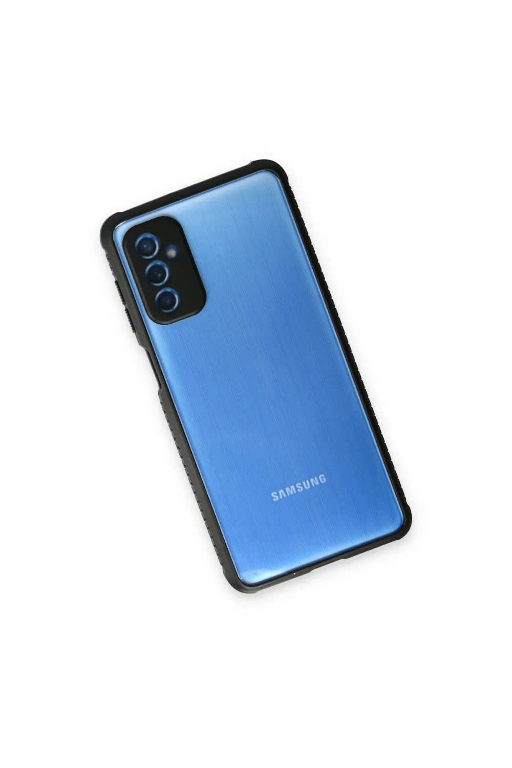 Samsung Galaxy M52 5g Kılıf Miami Şeffaf Silikon - Siyah