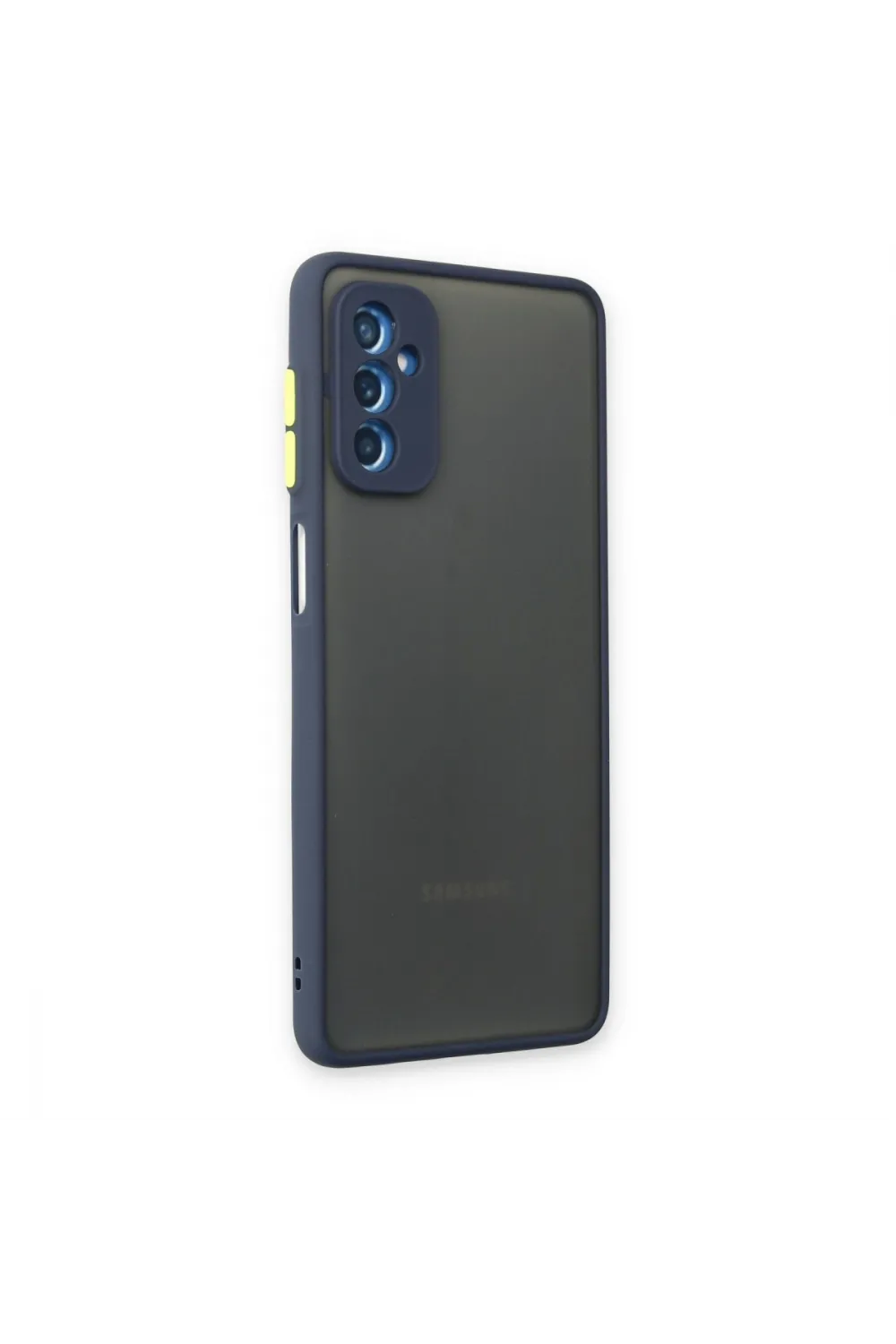 Samsung Galaxy M52 5g Kılıf Montreal Silikon Kapak - Lacivert