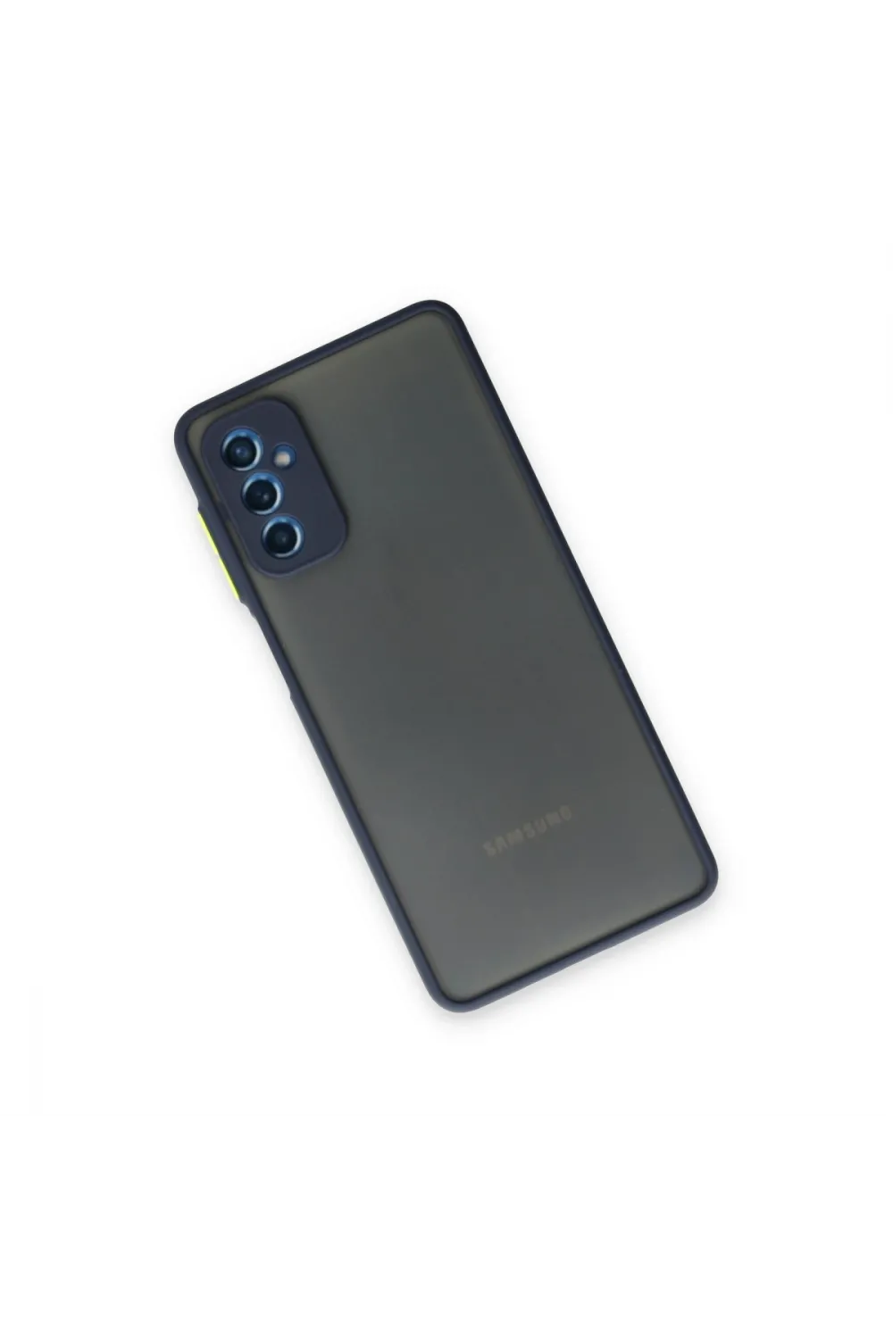 Samsung Galaxy M52 5g Kılıf Montreal Silikon Kapak - Lacivert