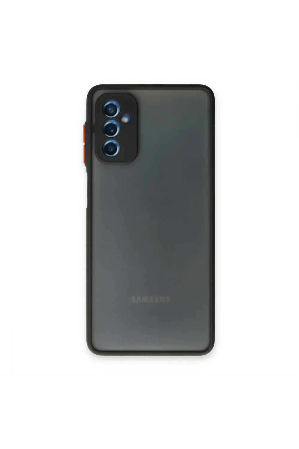 Samsung Galaxy M52 5g Kılıf Montreal Silikon Kapak - Siyah