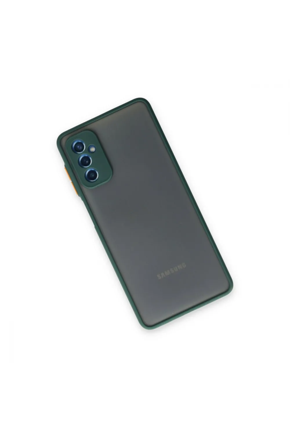 Samsung Galaxy M52 5g Kılıf Montreal Silikon Kapak - Yeşil
