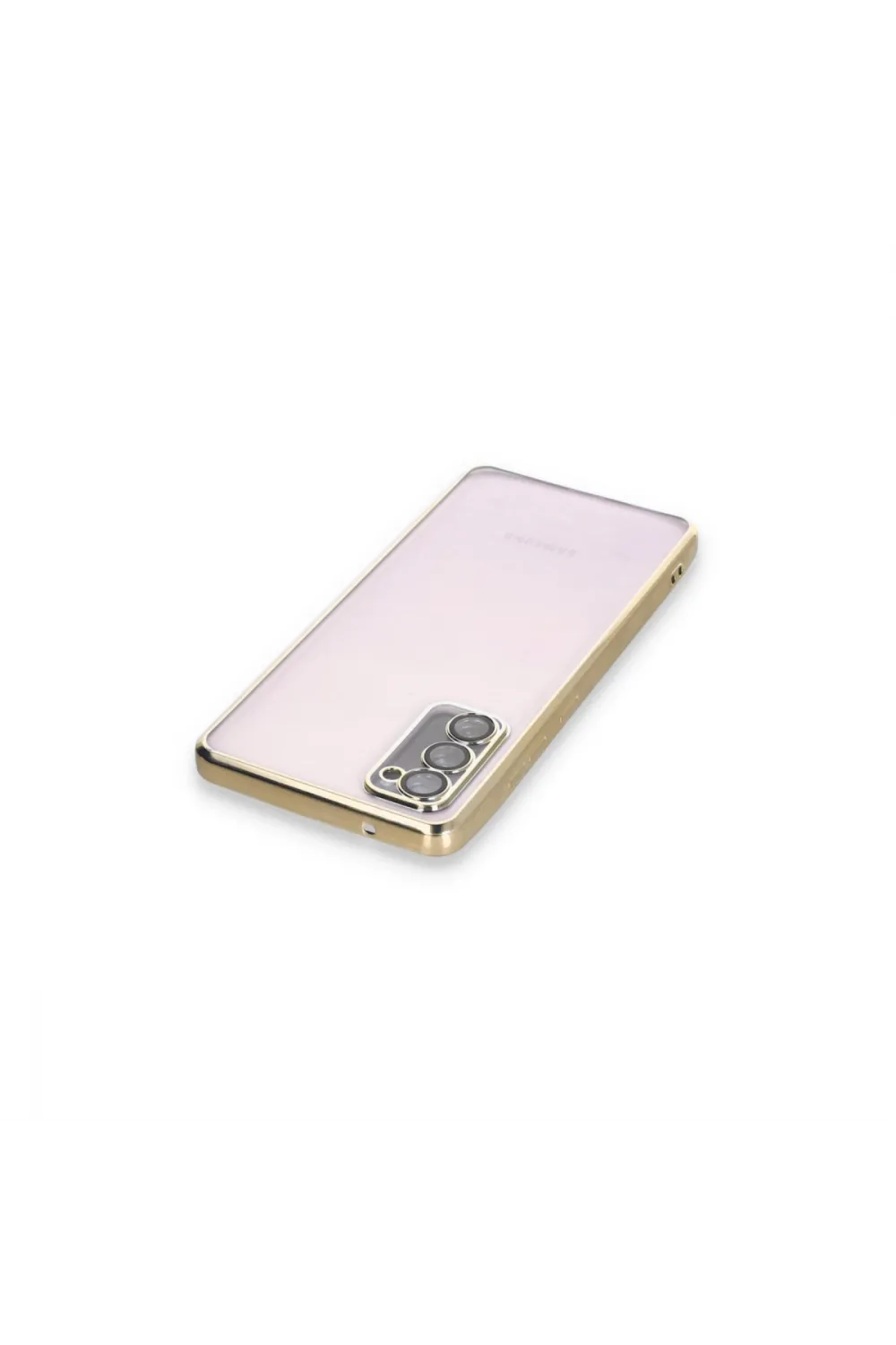 Samsung Galaxy S20 Fe Kılıf Razer Lensli Silikon - Gold