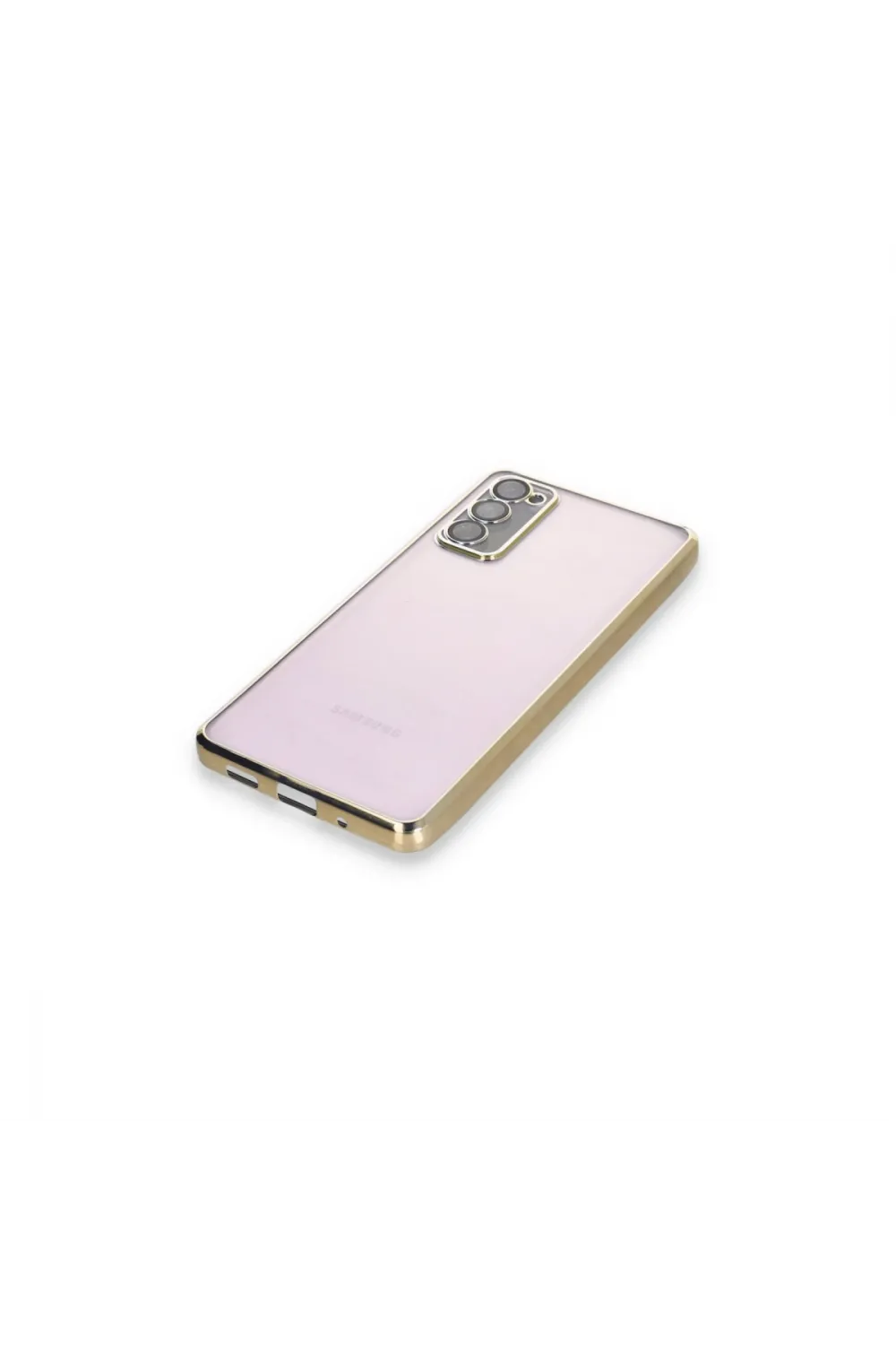 Samsung Galaxy S20 Fe Kılıf Razer Lensli Silikon - Gold