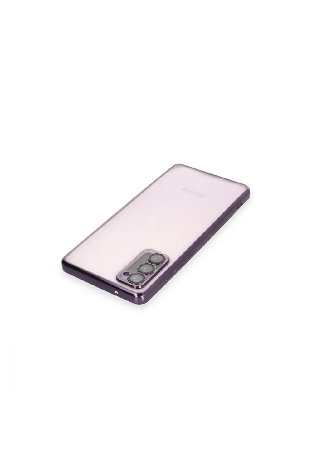 Samsung Galaxy S20 Fe Kılıf Razer Lensli Silikon - Mor